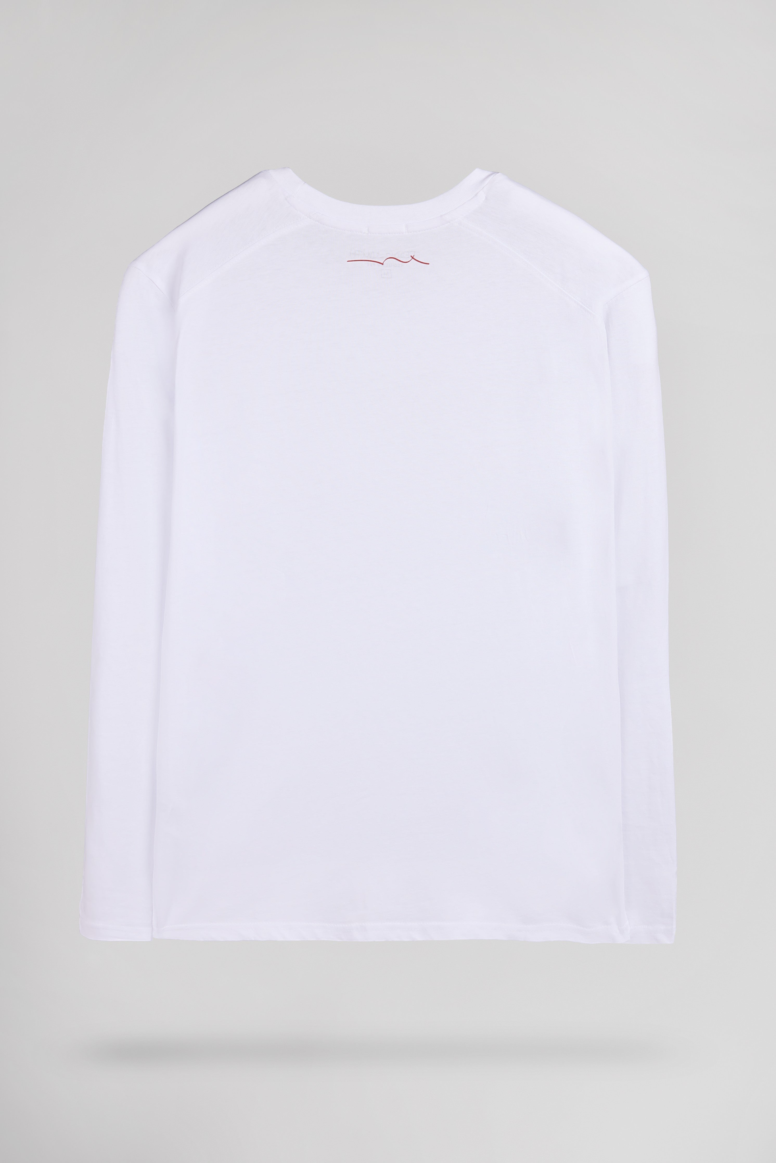 Teddy Smith T-John T-shirt manches longues blanc col rond