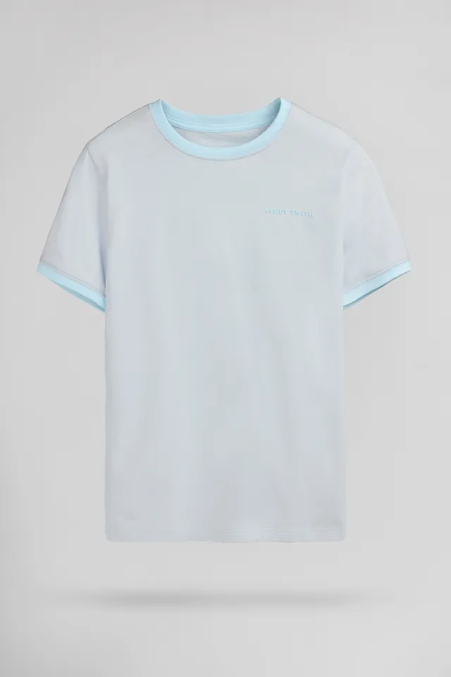 Teddy Smith The Tee 2 R JR T-shirt garçon bleu coton