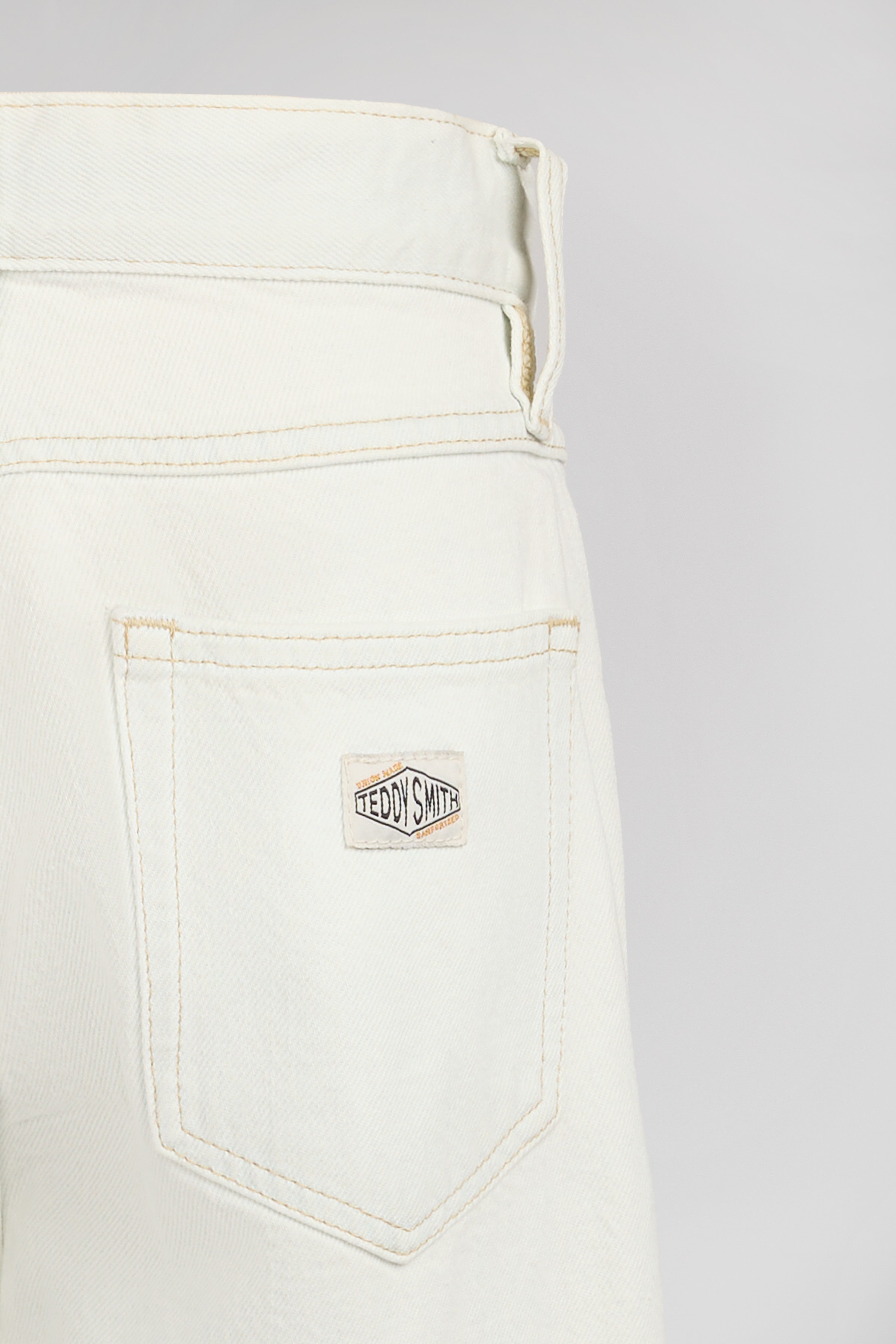 Teddy Smith Memphis Straigh JR jean droit super bleach