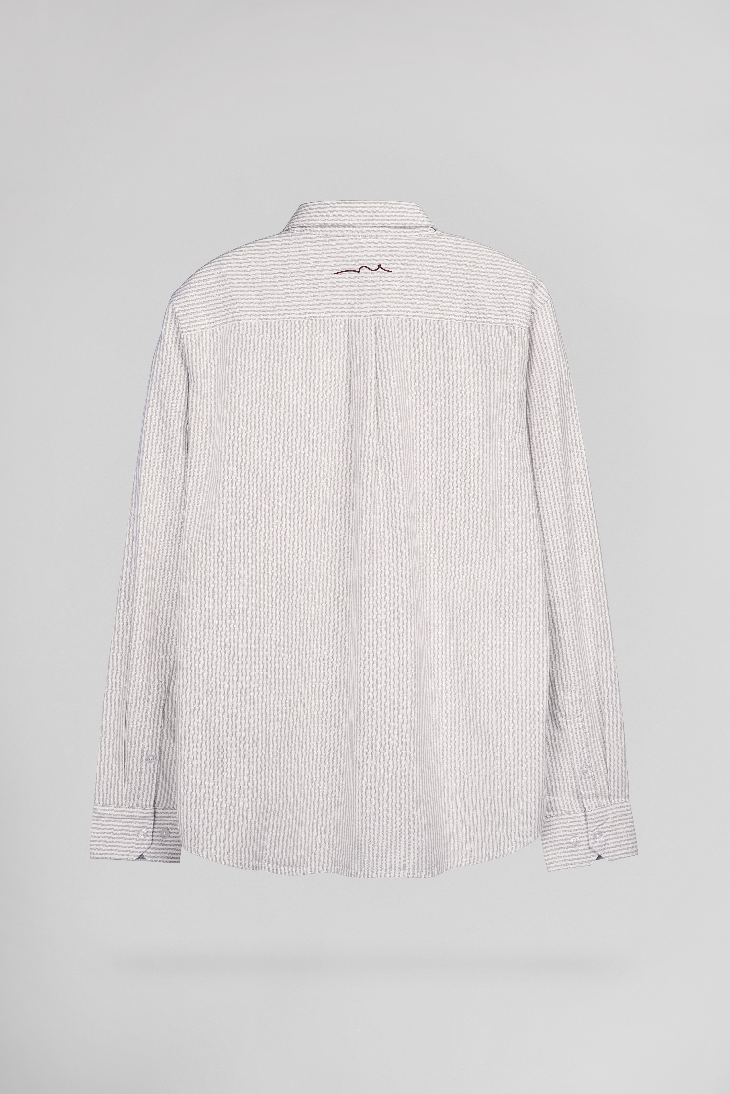 Teddy Smith C-Stanley ML chemise rayée beige coton