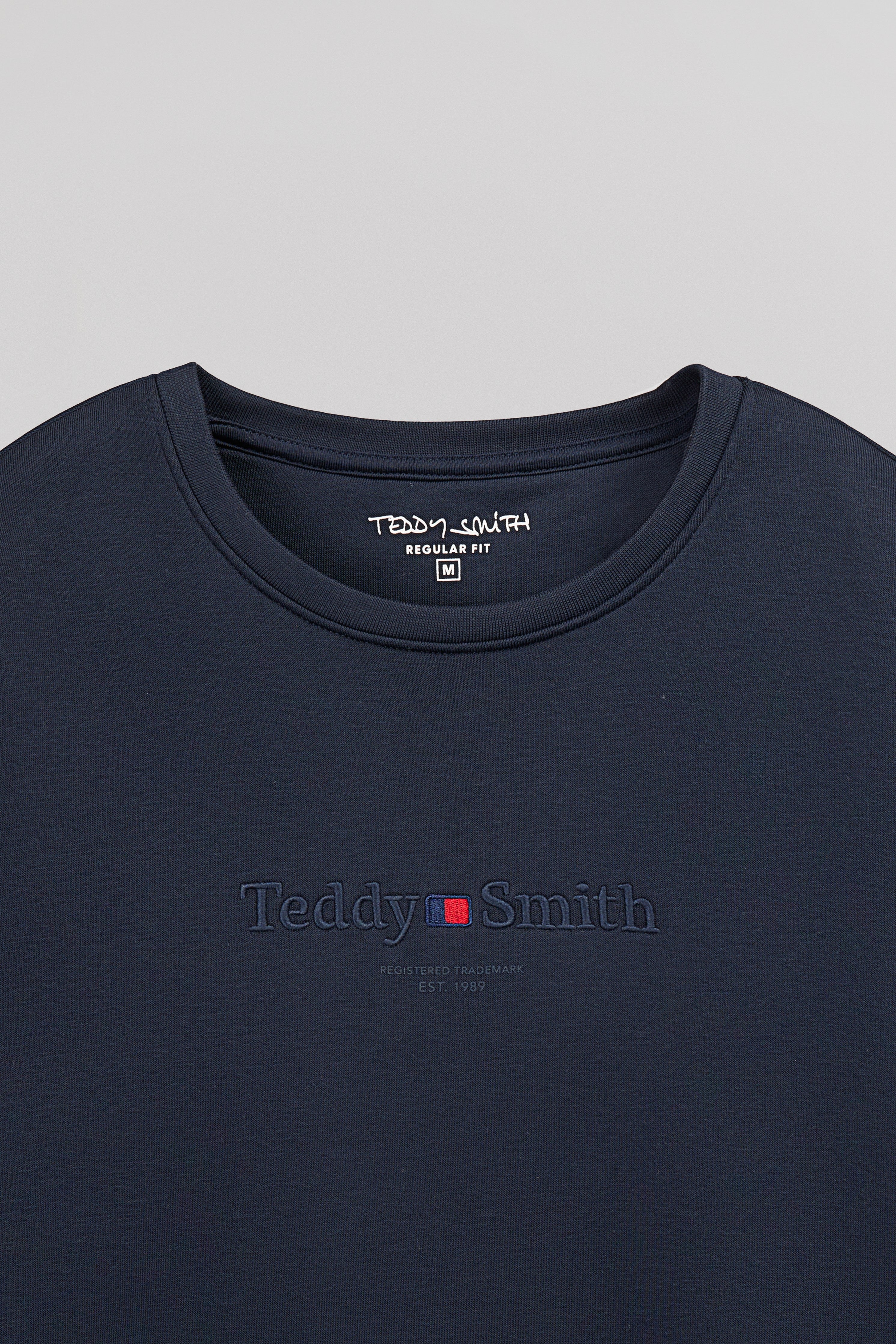 Teddy Smith S-Jim RC sweat bleu total navy homme