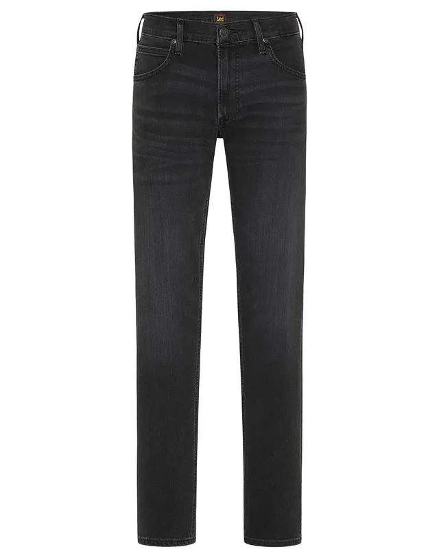 Lee Luke jean slim homme noir tapered coton
