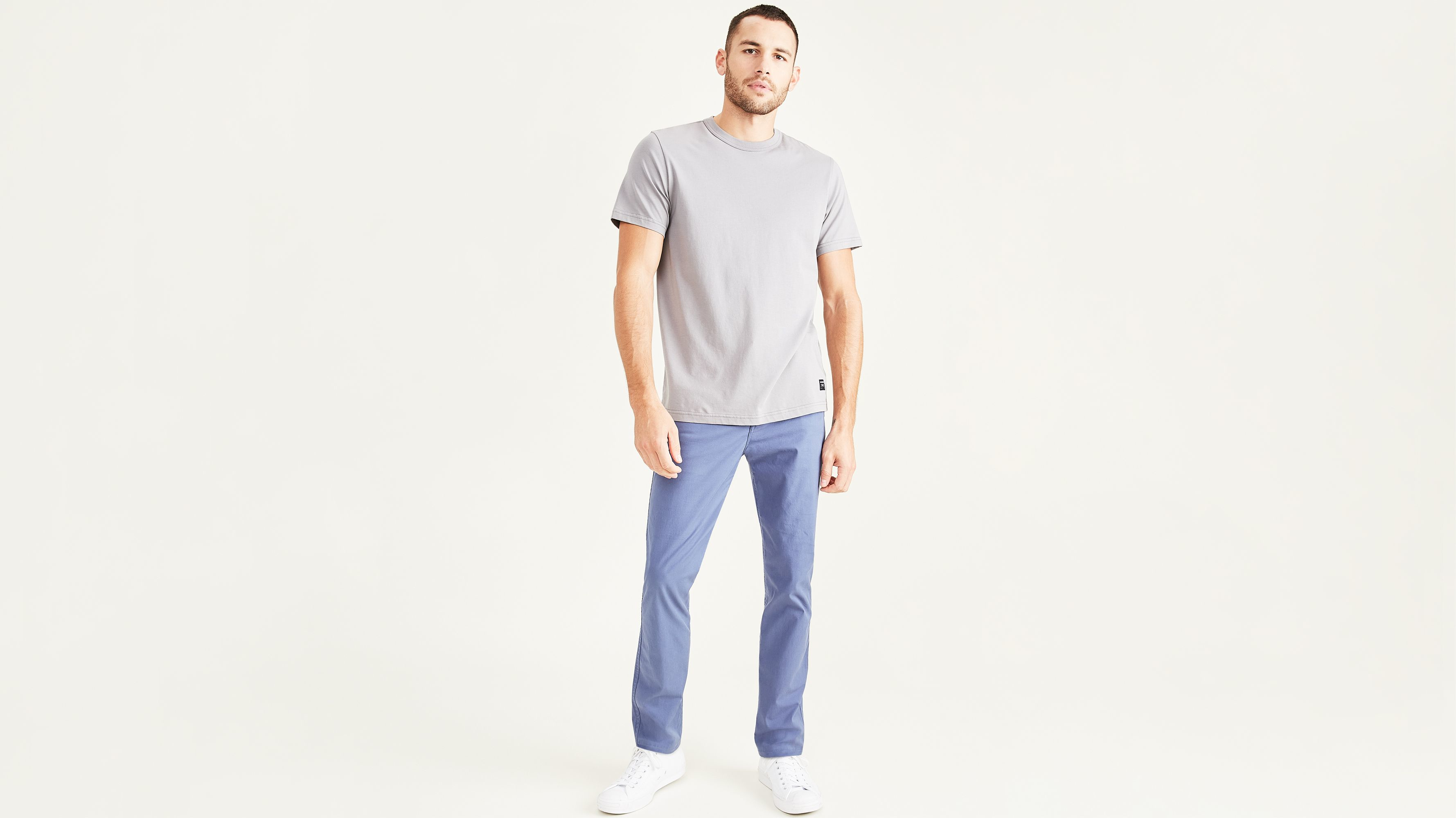 Dockers Original Tee Slim Fit t-shirt gris coton
