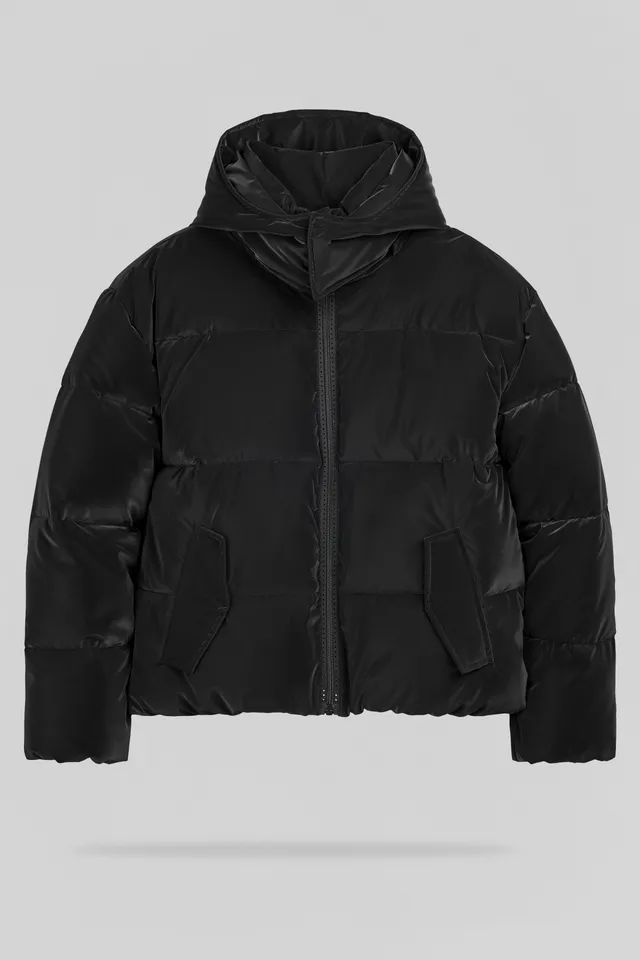 Teddy Smith B-Puff JR doudoune fille noir matelassée
