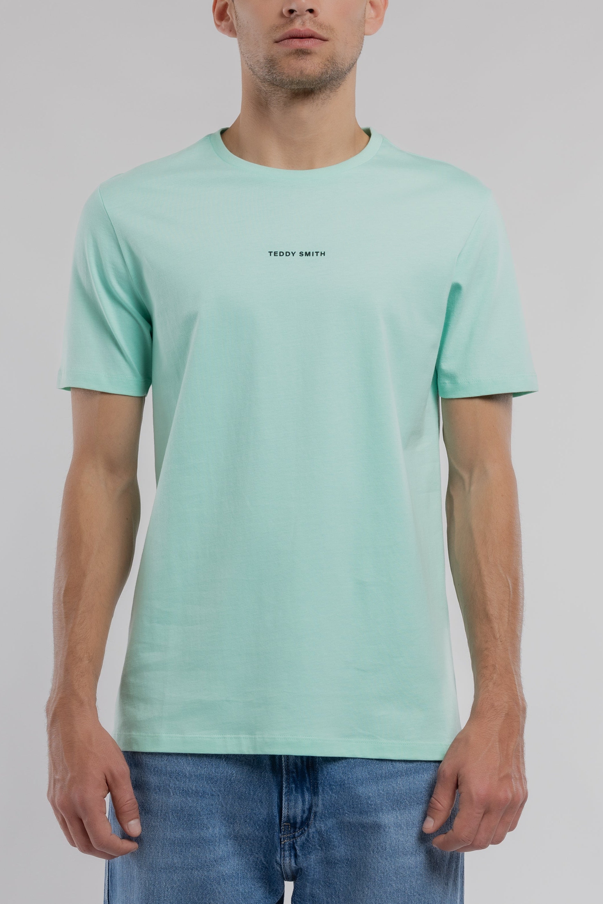 Teddy Smith T-Soy 2 MC t-shirt vert menthe homme coton