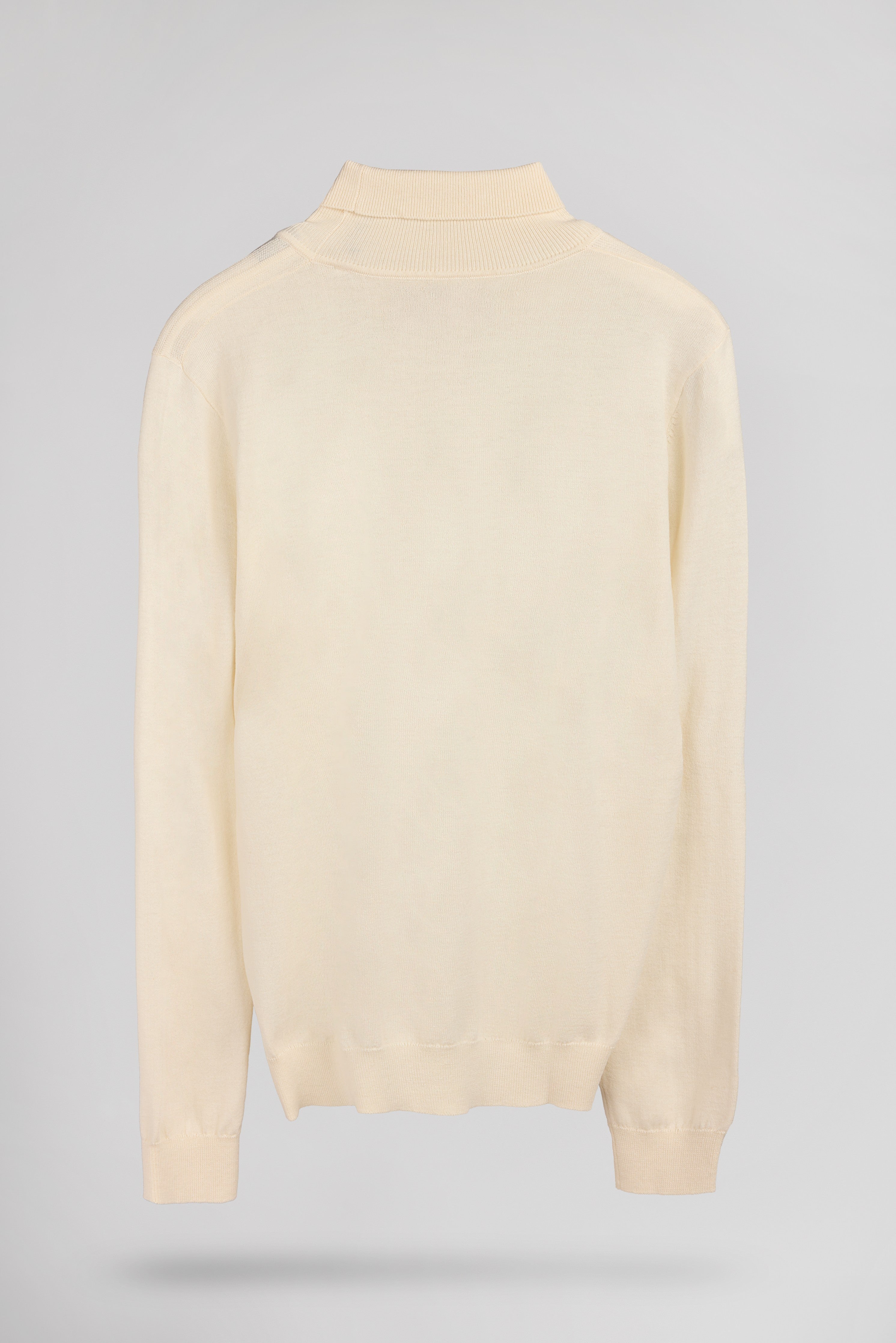 Teddy Smith P-Marcellus pull col roulé crème ajusté