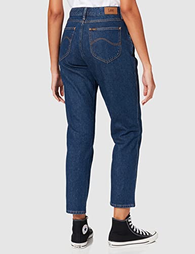 Lee Carol Pleated jean boyfriend femme rinse