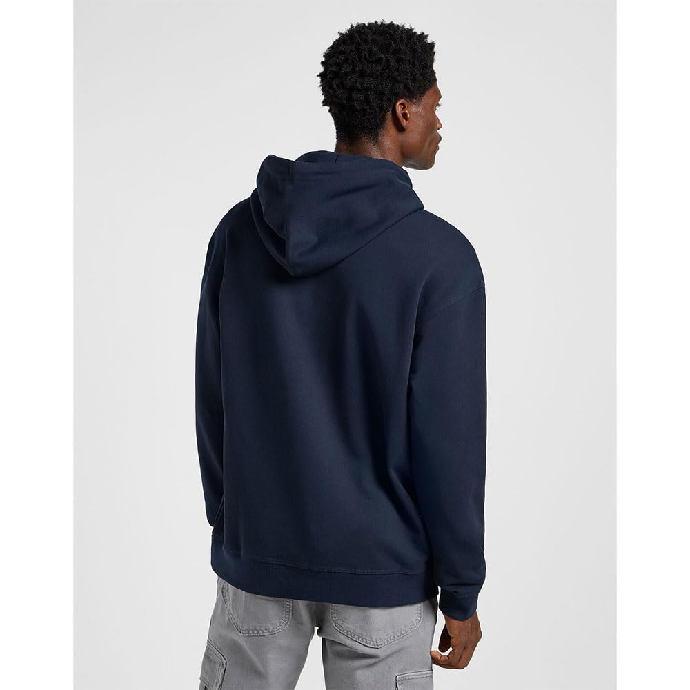Lee Ww Hoodie sweat homme écru capuche coupe décontractée