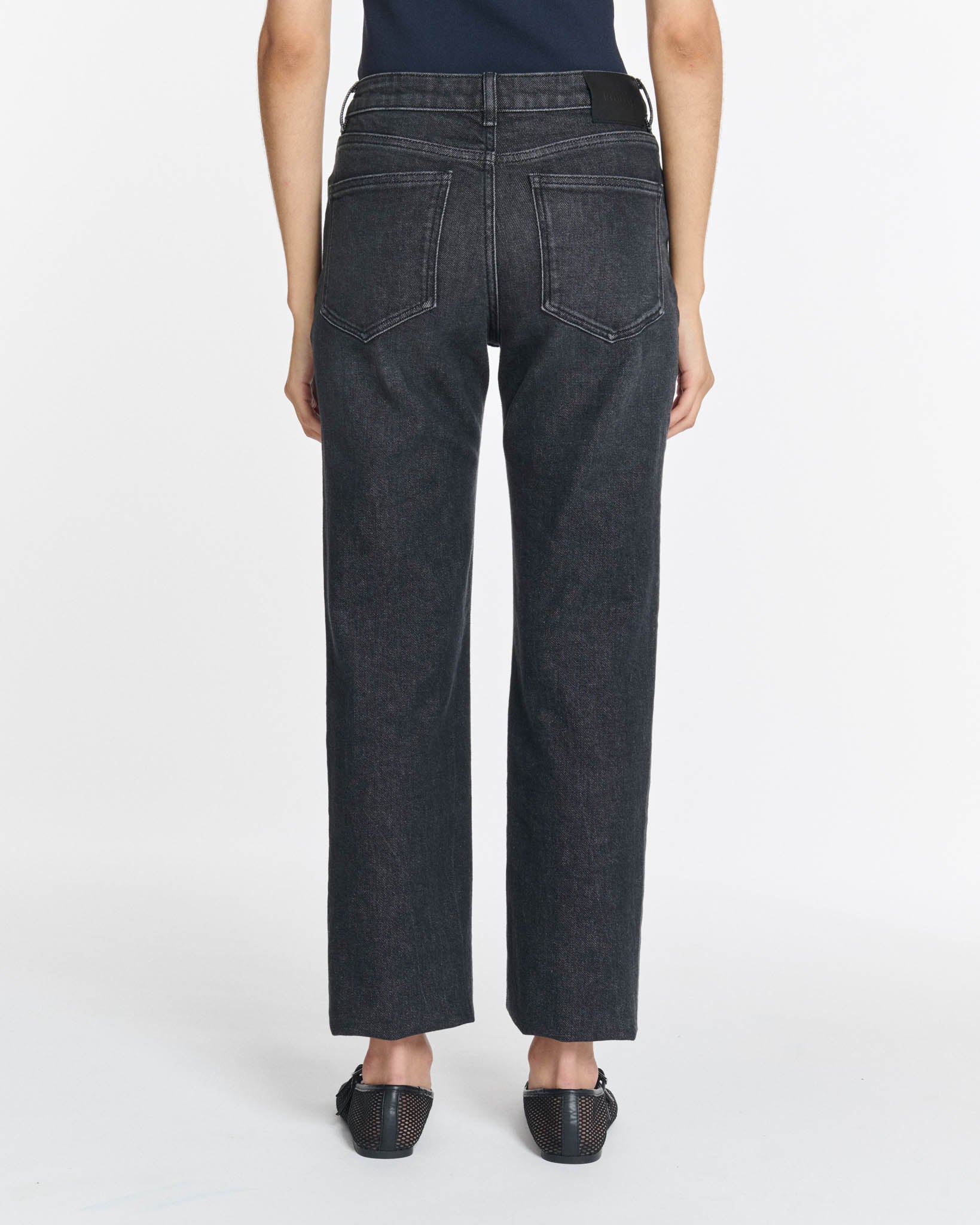 Labdip Pixie Dark Grey BL 70 jean droit gris stretch