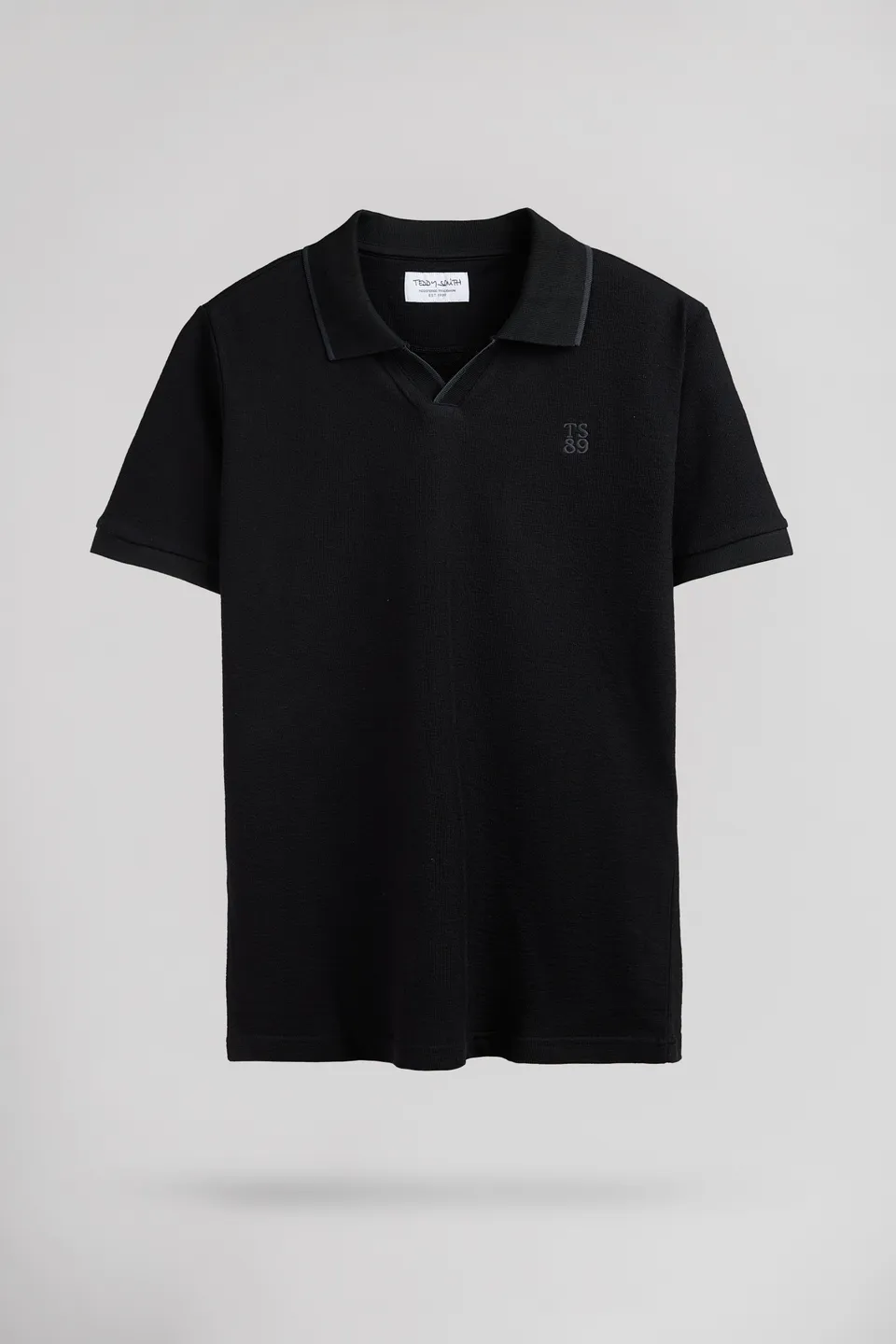 Teddy Smith P-Soner MC Noir polo homme noir éponge