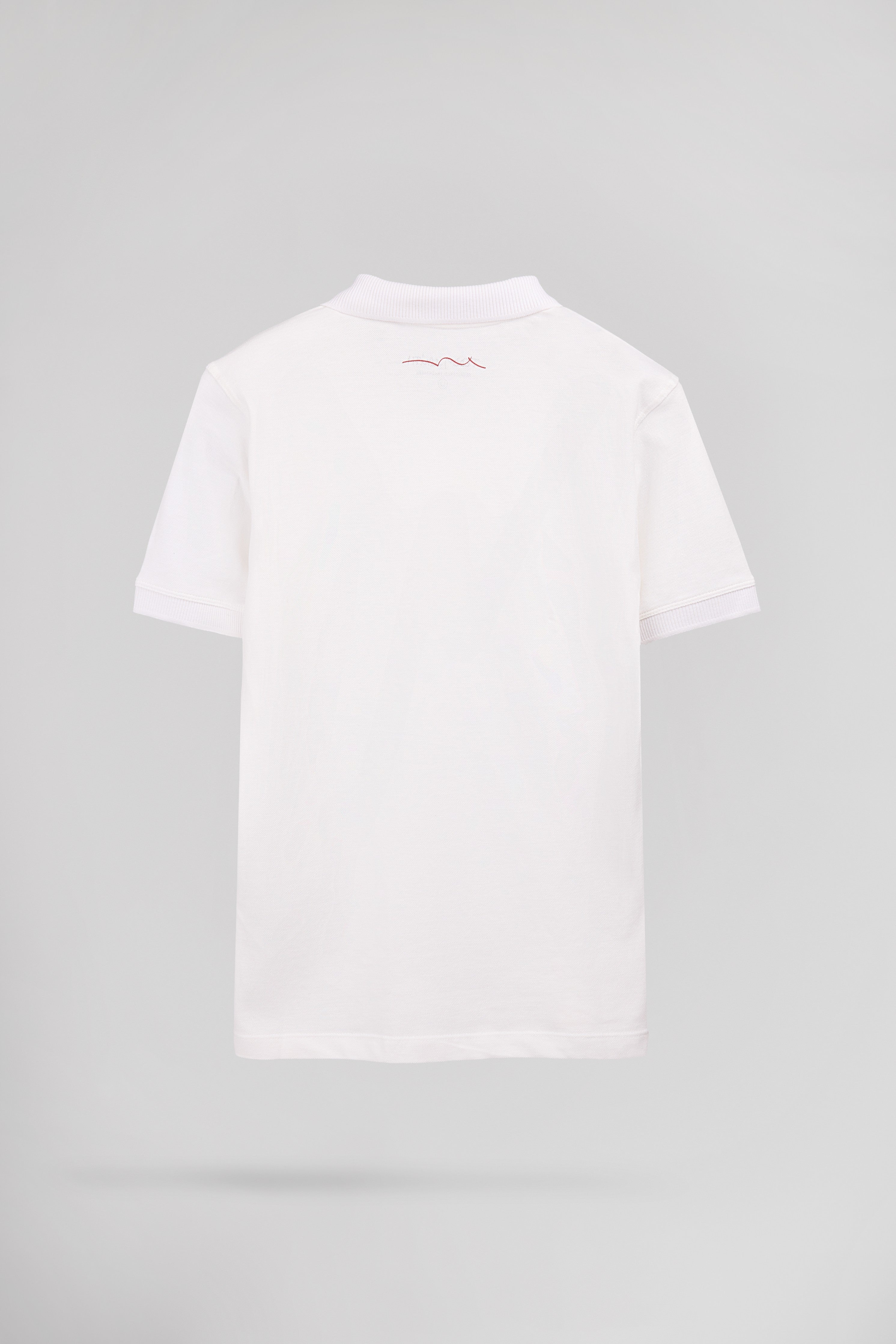 Teddy Smith P-LARY MC JR BLANC polo garcon coton