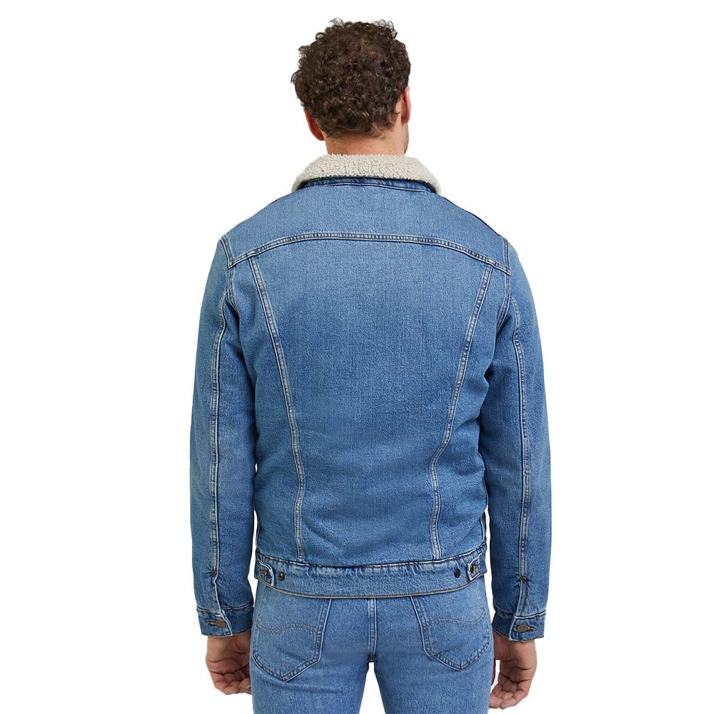 Lee Sherpa Jacket Veste homme bleu vrai bleu taille S
