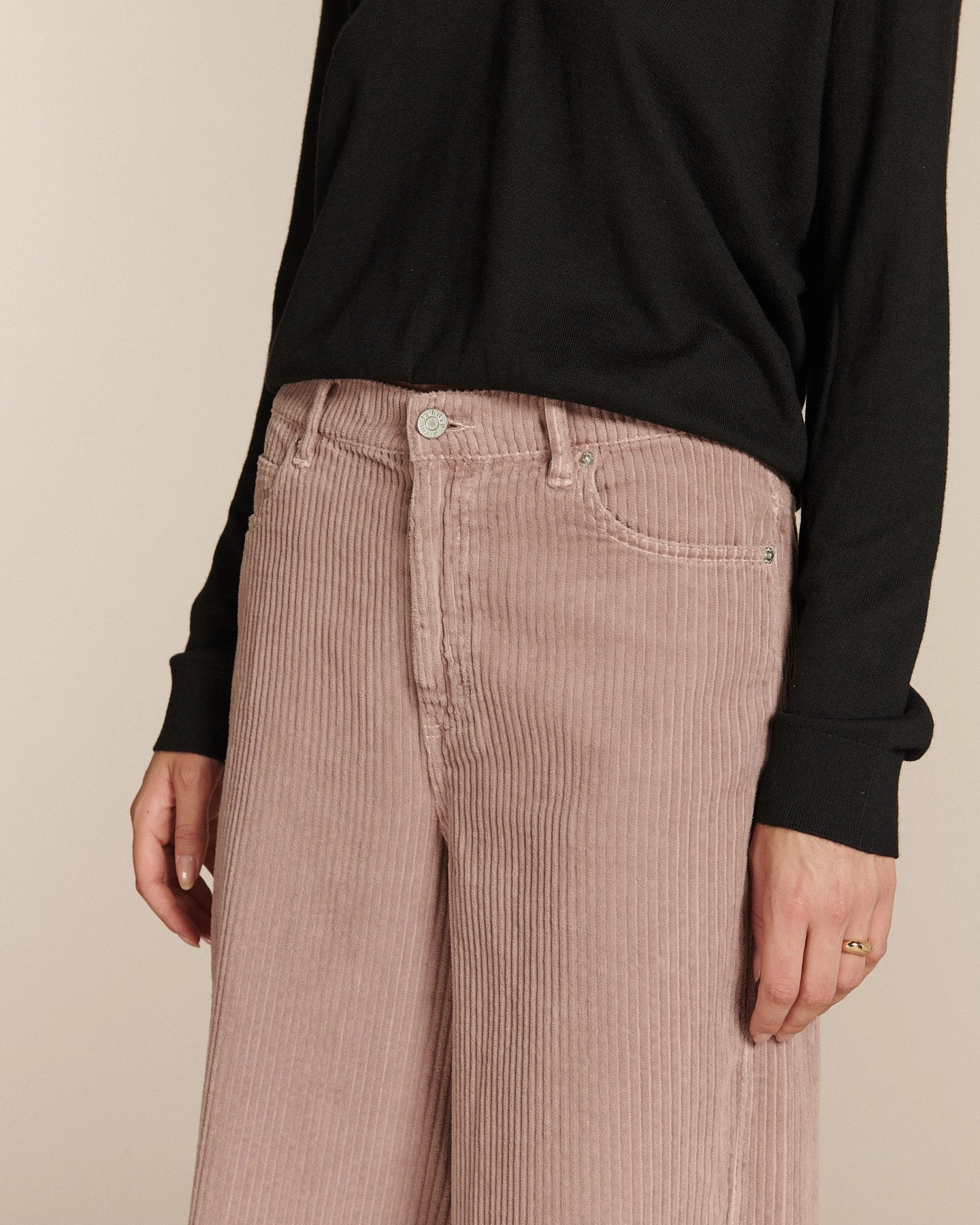 Labdip Orson pantalon barrel wisteria velours