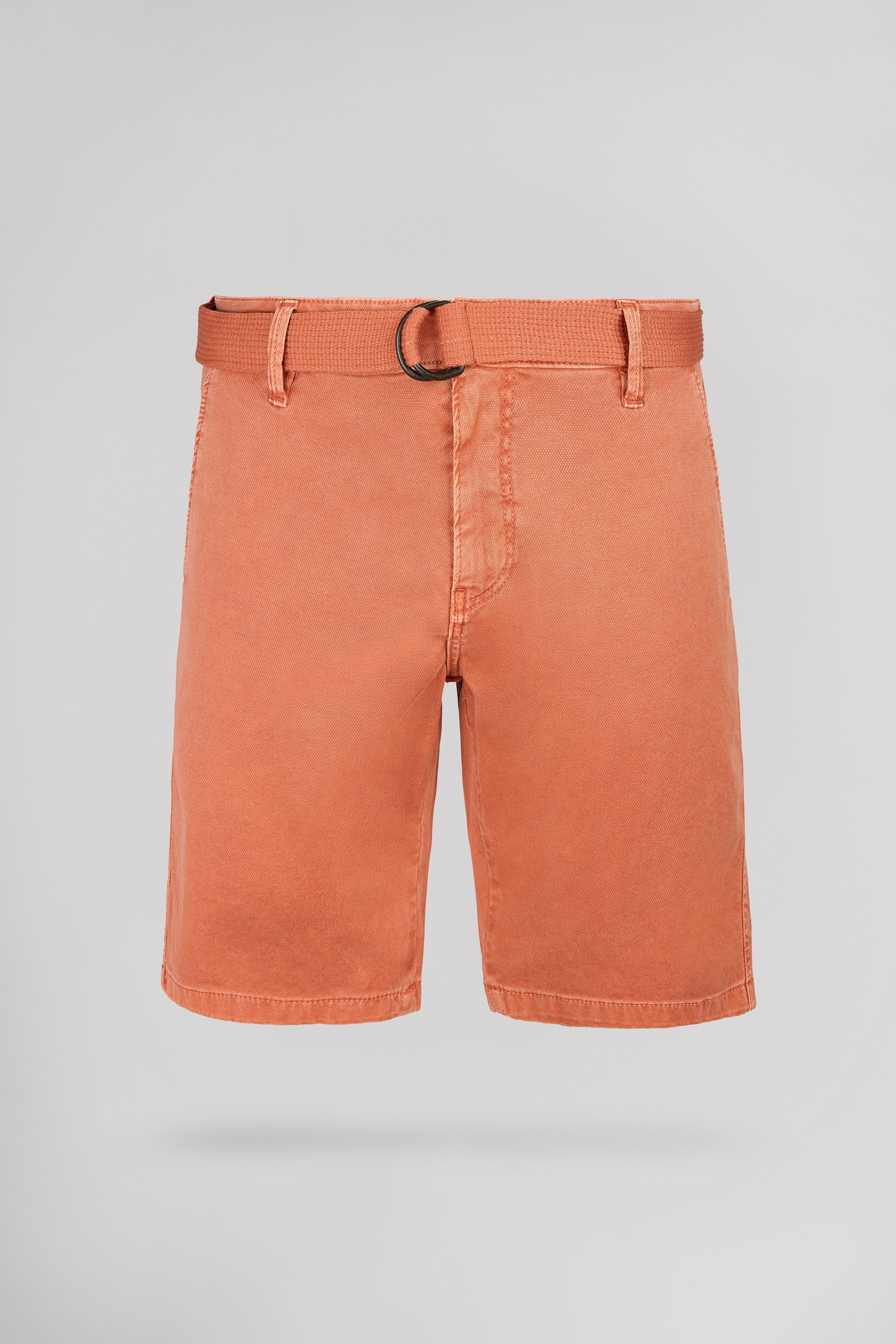 Teddy Smith Staton Chino short nordic red ceinture amovible