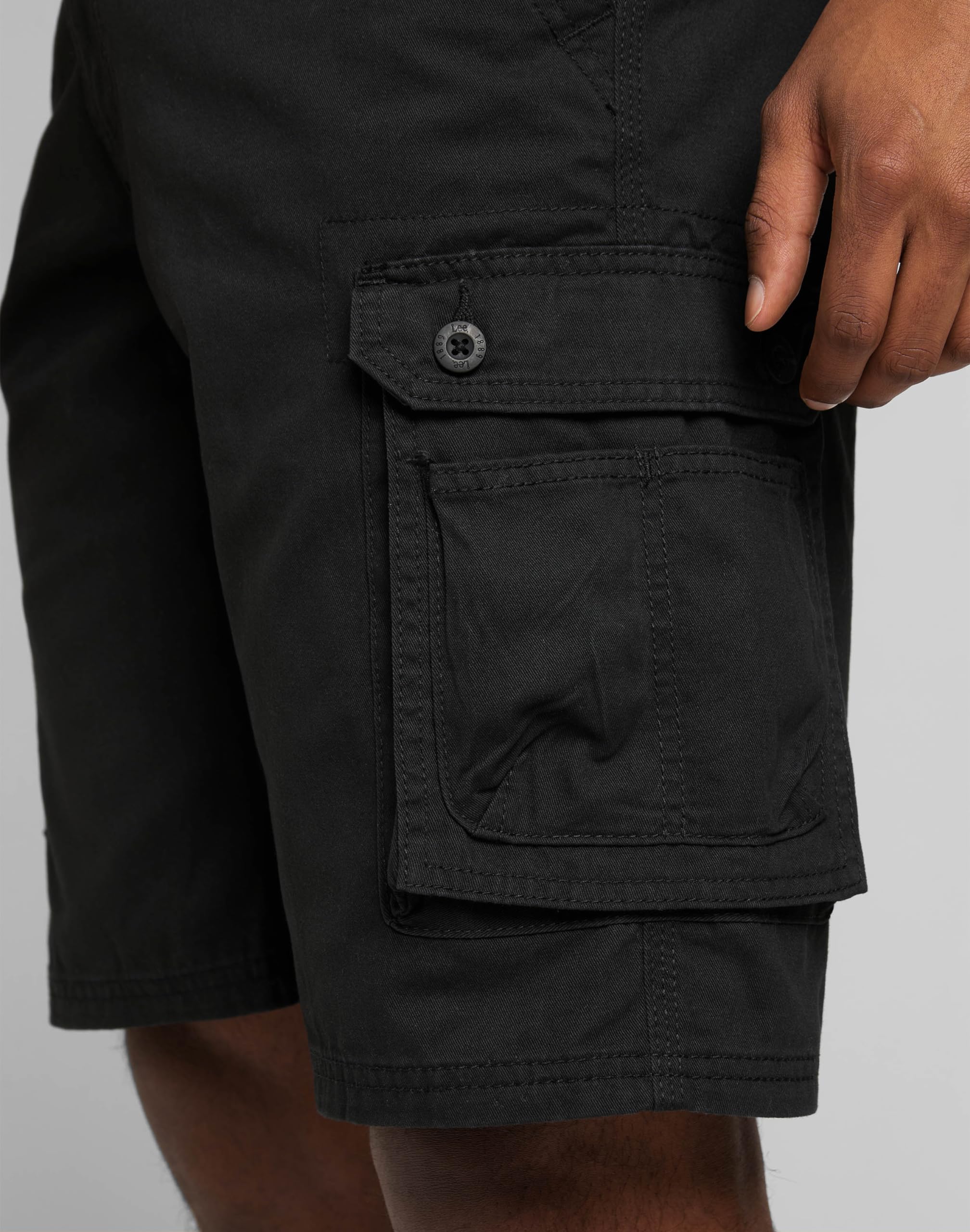 Lee Wyoming Cargo short homme noir 31W décontracté