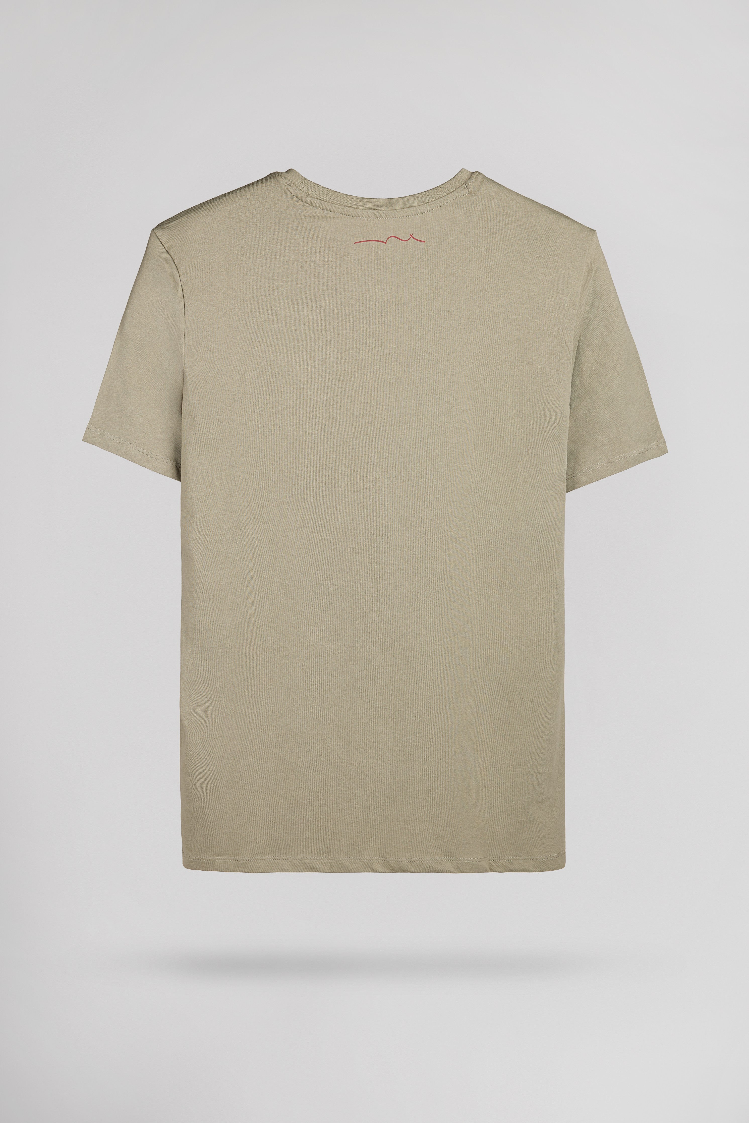 Teddy Smith T-Duck t-shirt bleach kaki homme col rond