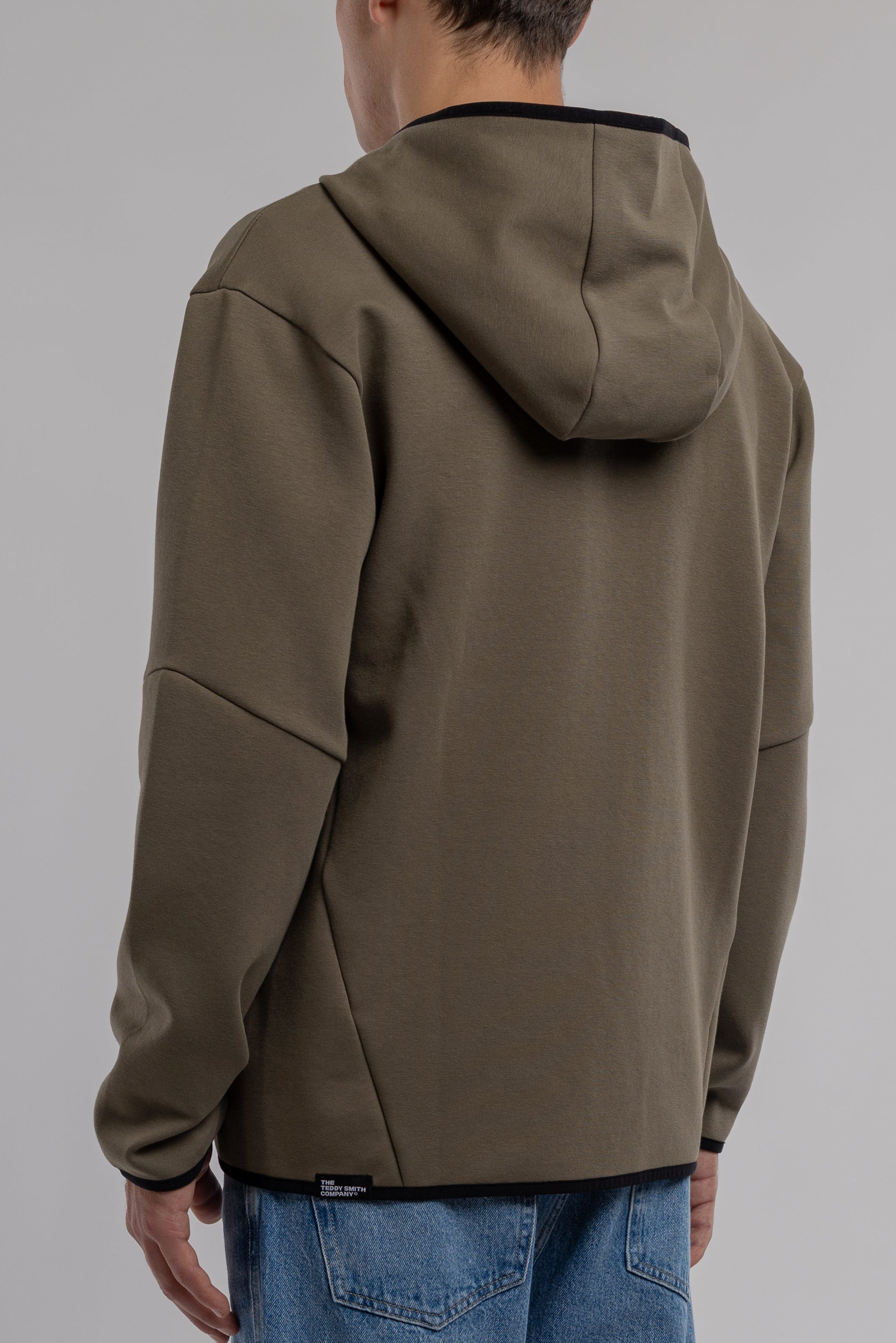 Teddy Smith Giclass Nilo HZ sweat zippé Dusty Kaki taille S