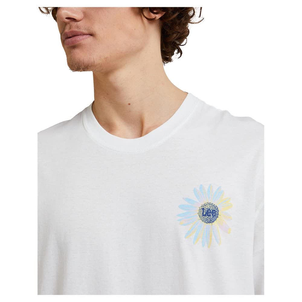 Lee T-shirt homme S blanc ample coton