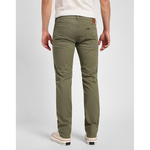 Lee Daren Zip Fly jean homme droit vert taille basse