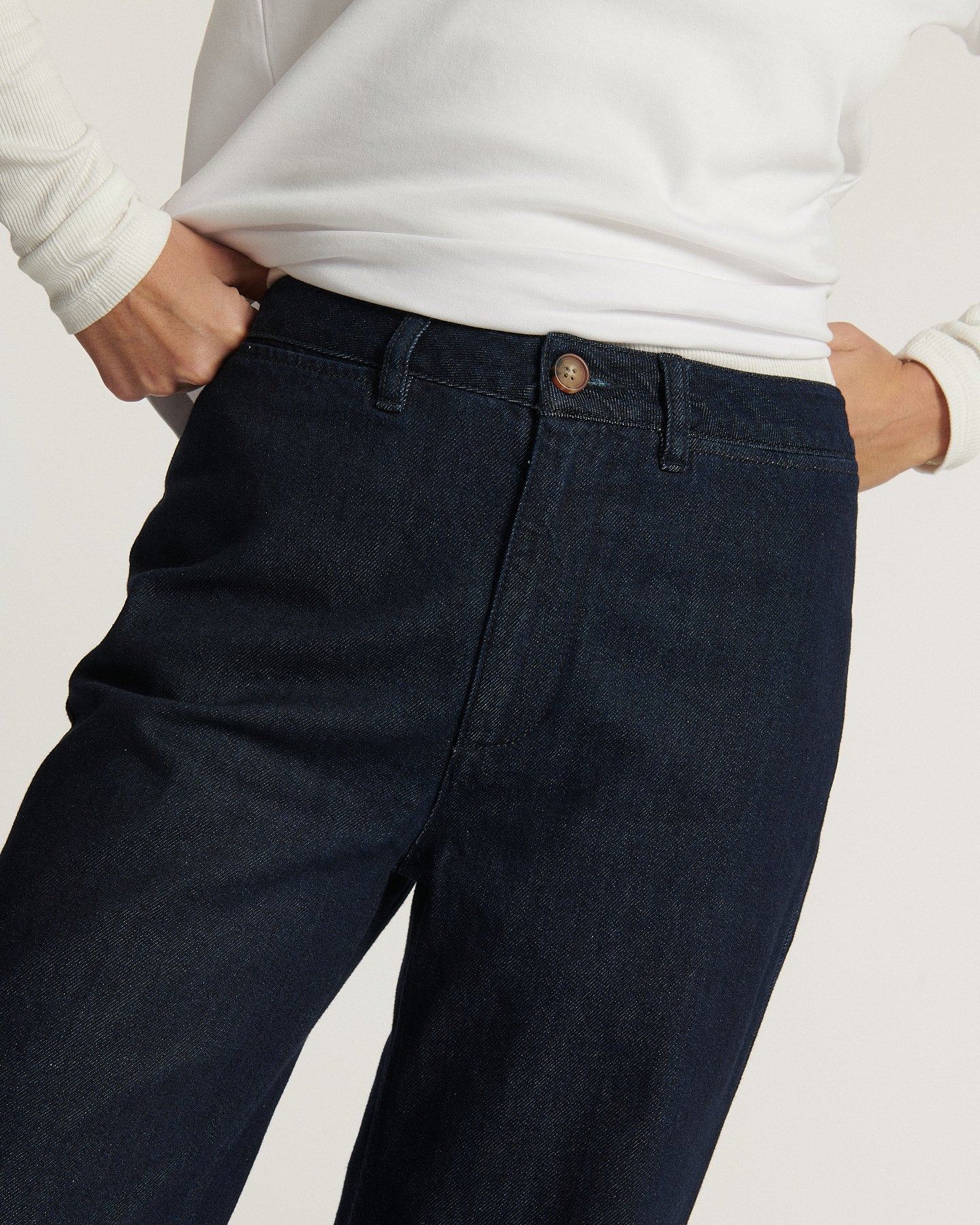 Labdip Swann Brut jean large taille haute brut