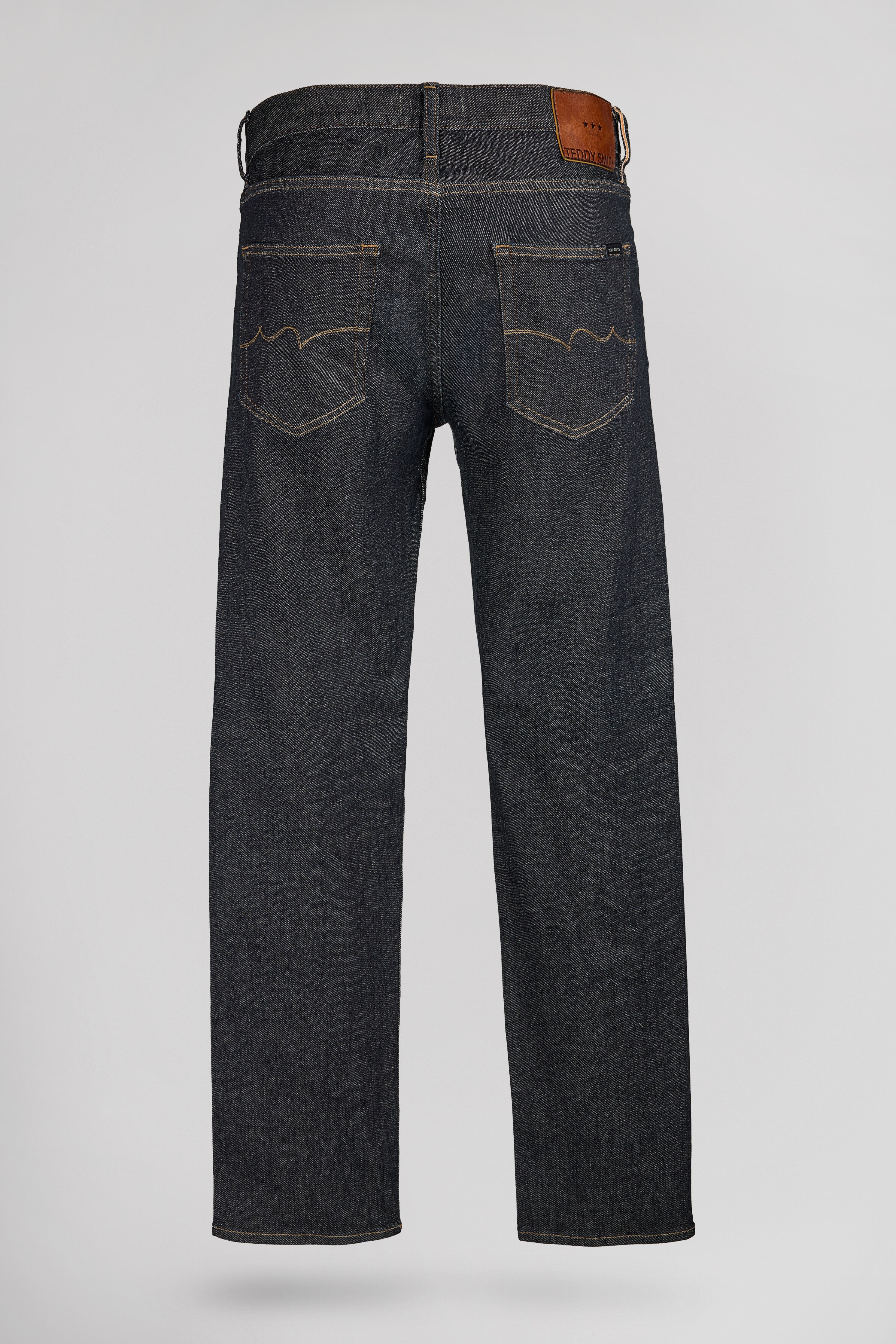 Teddy Smith Rock Selvedge L32 jean droit dark blue