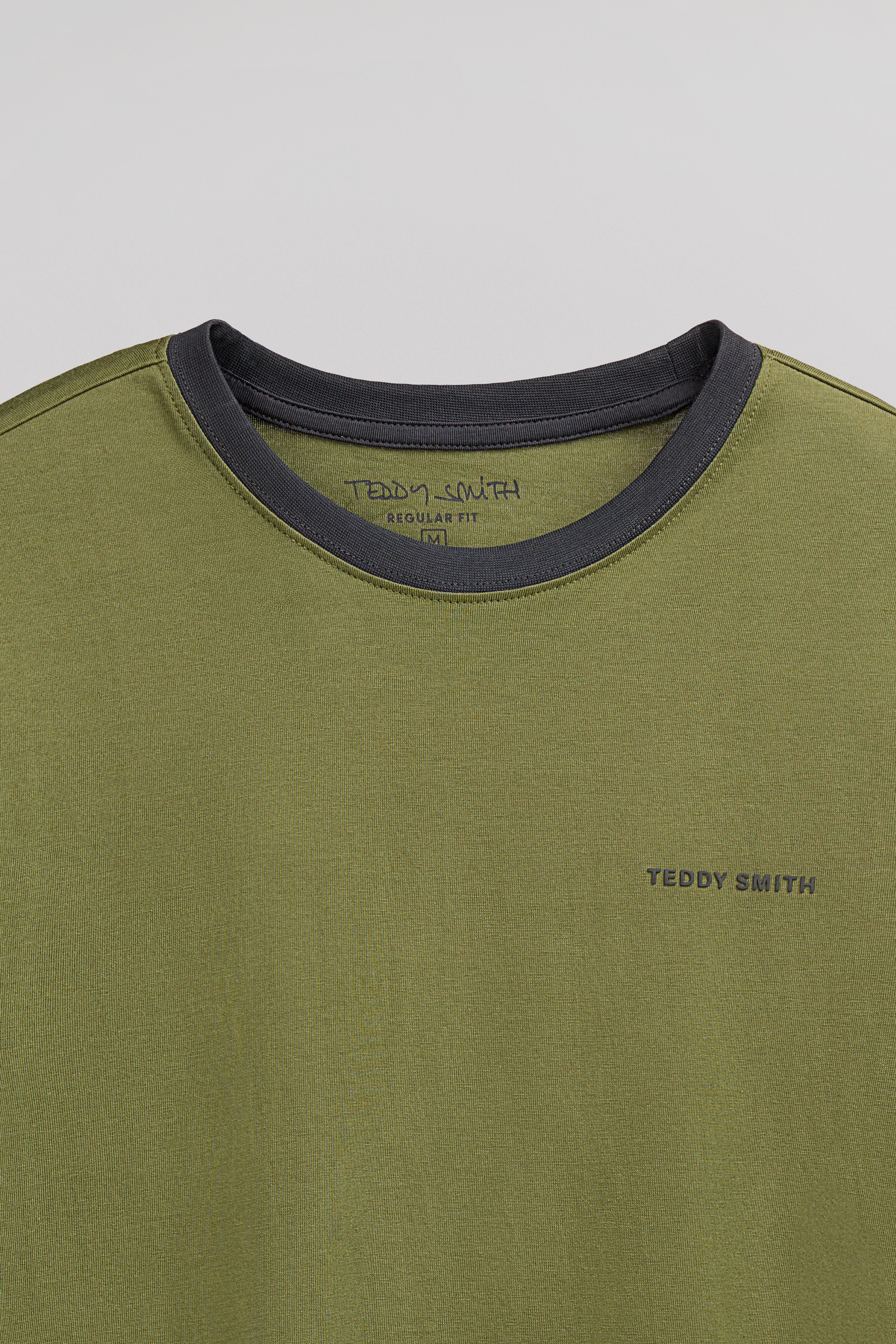 Teddy Smith The Tee 2 R MC t-shirt olive coton homme