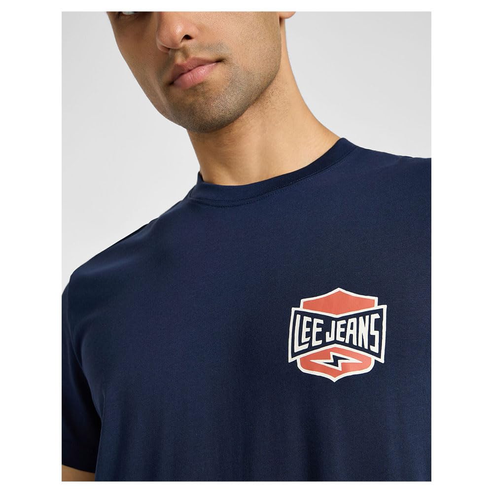 Lee SS Relaxed Tee t-shirt homme XL indigo décontracté