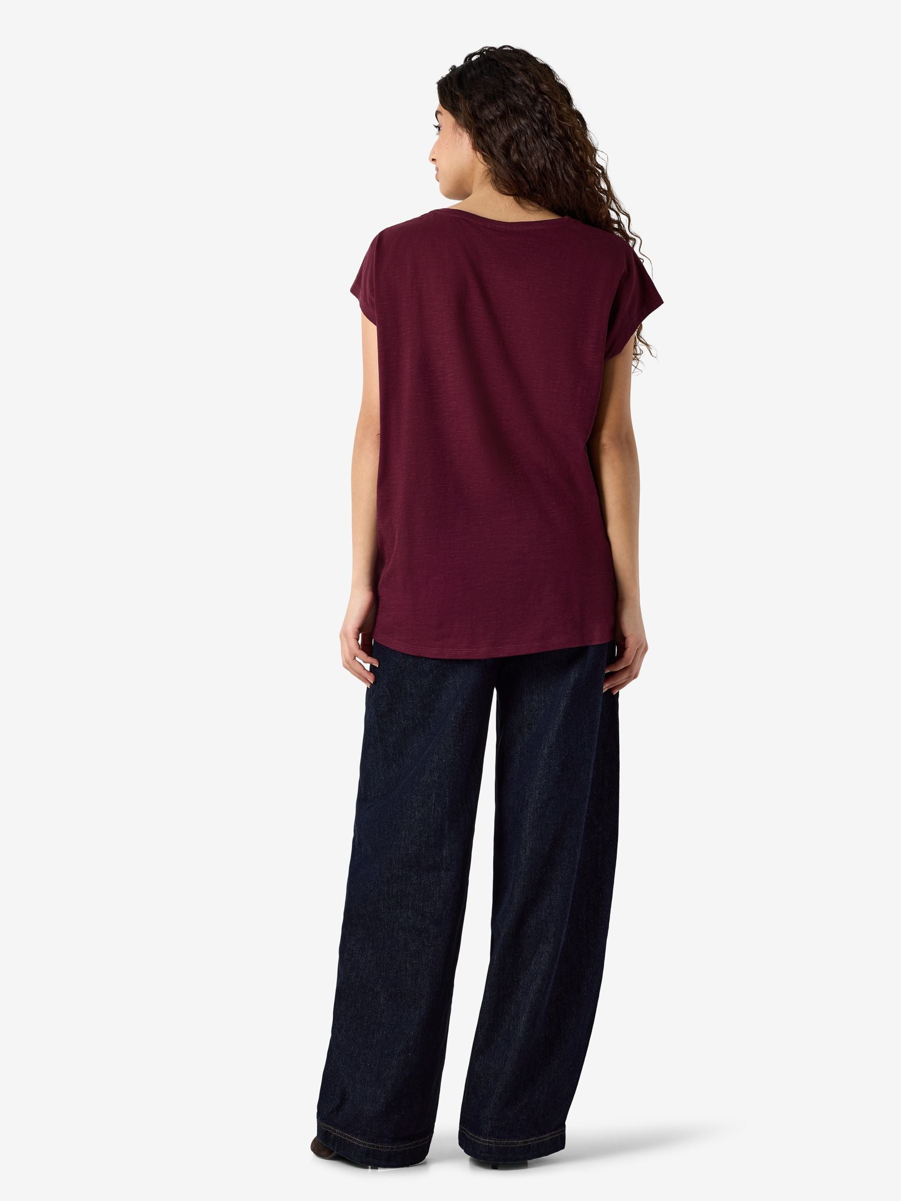 Noisy May Mathilde t-shirt oversize coton bio long