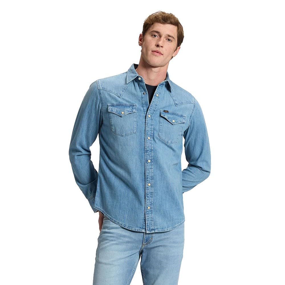 Lee Regular Western chemise homme noire coupe regular coton