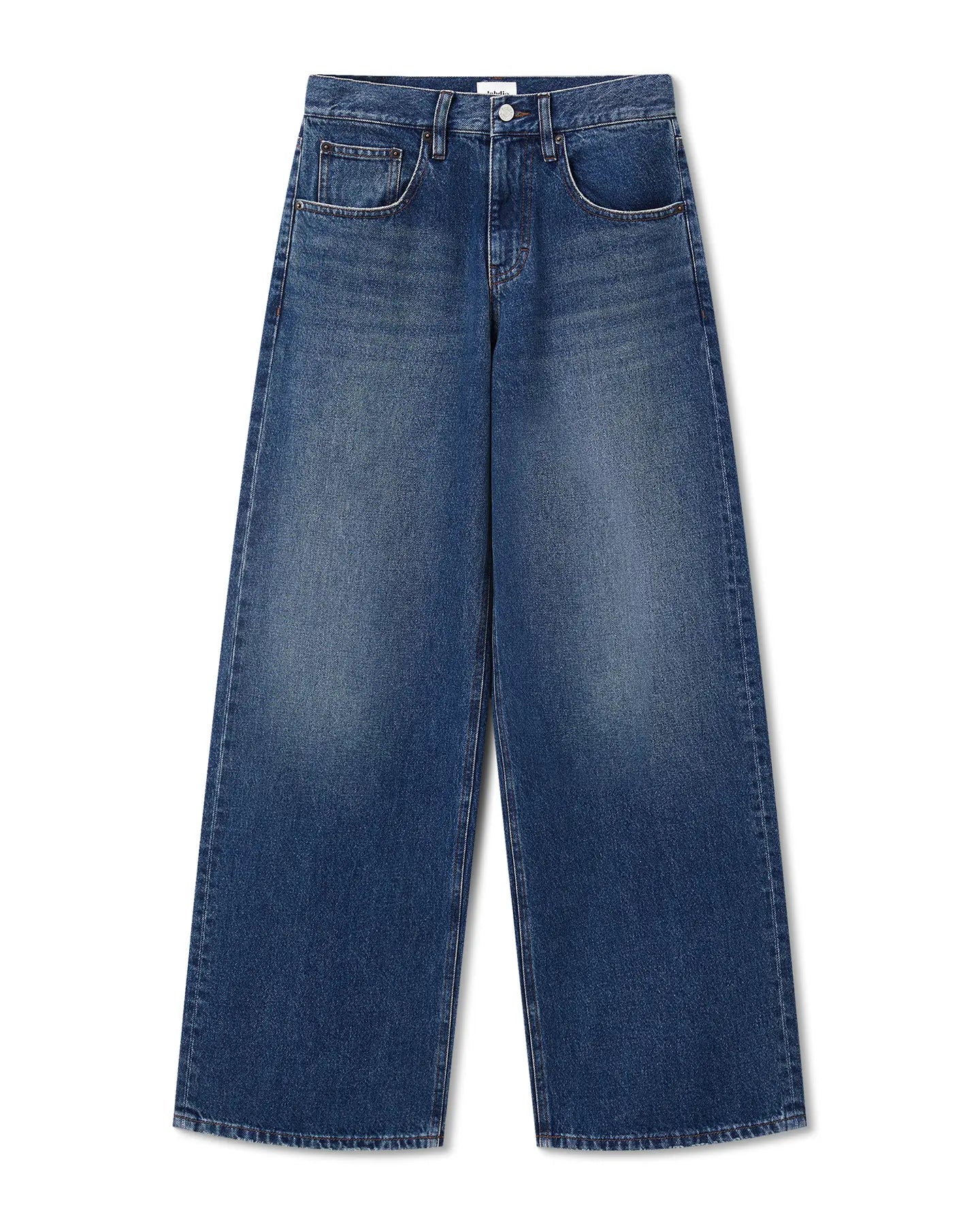 Labdip River Blue Stone jean large bleu indigo 100% coton