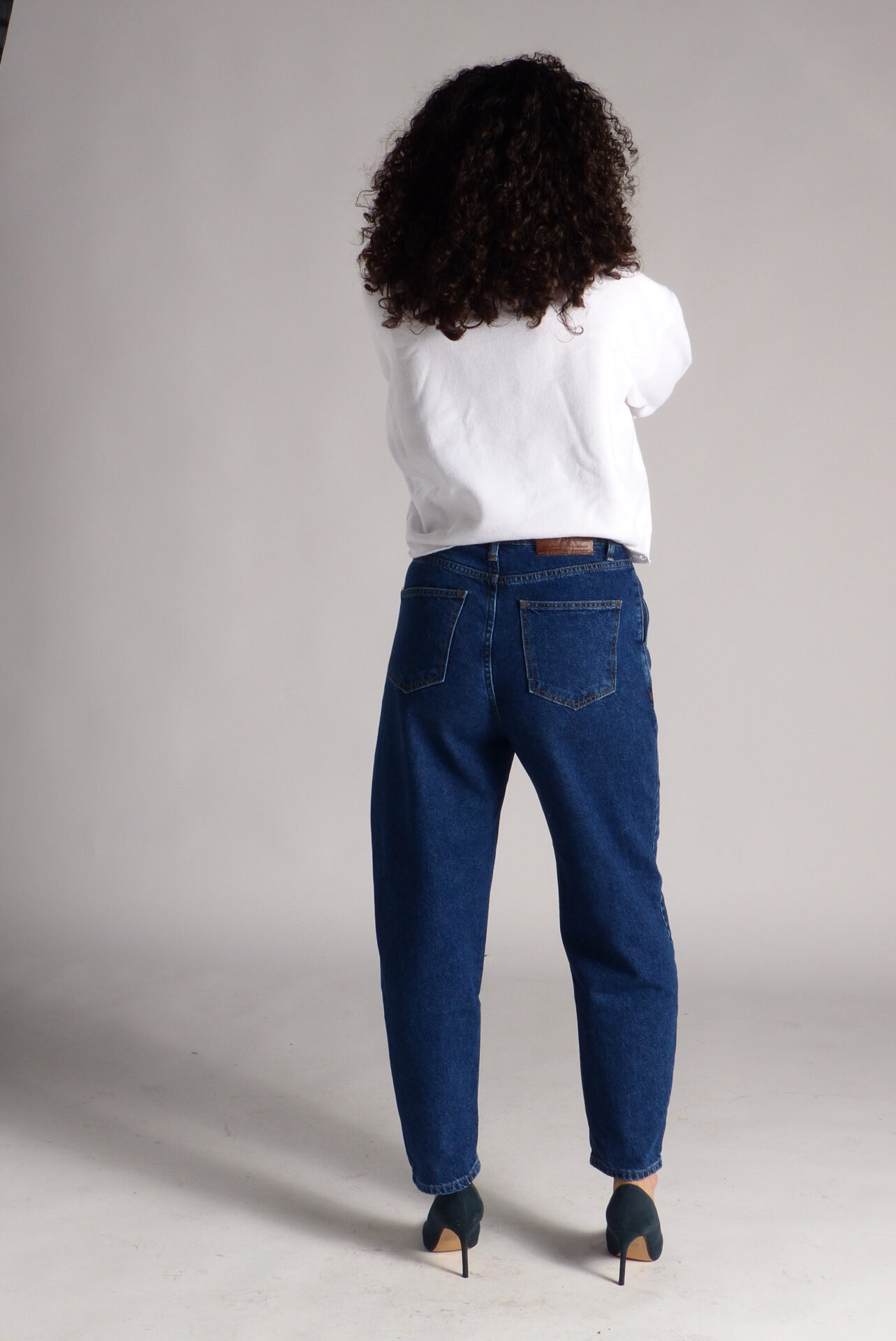 AA Spontané Balloon 90's jean bleu brut taille haute