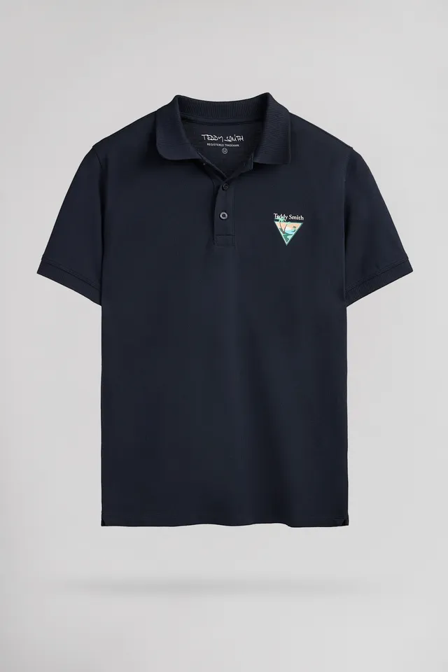 Teddy Smith P-Lary MC JR polo enfant Dark Navy coton