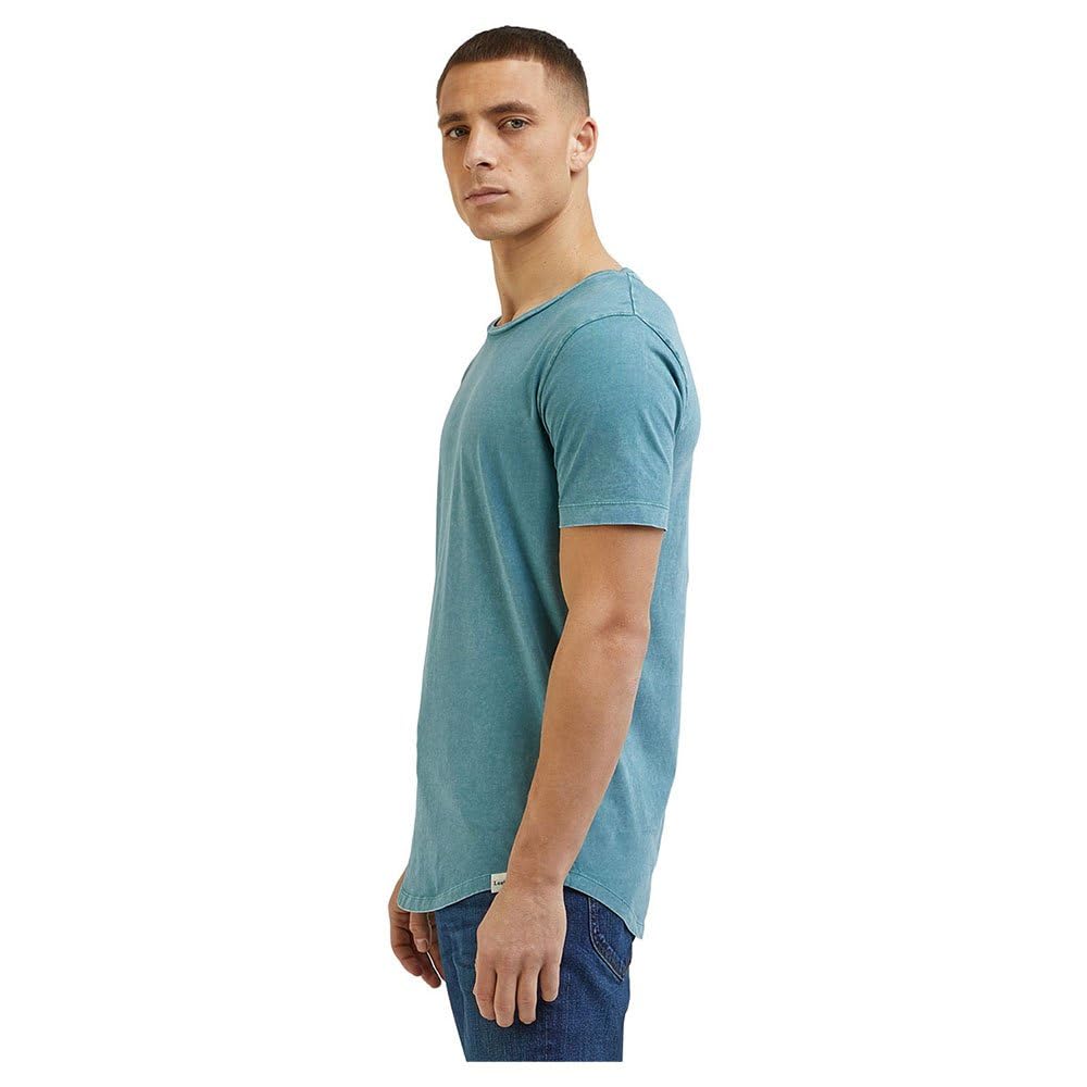 Lee Shaped Tee Eden t-shirt vert émeraude coupe regular