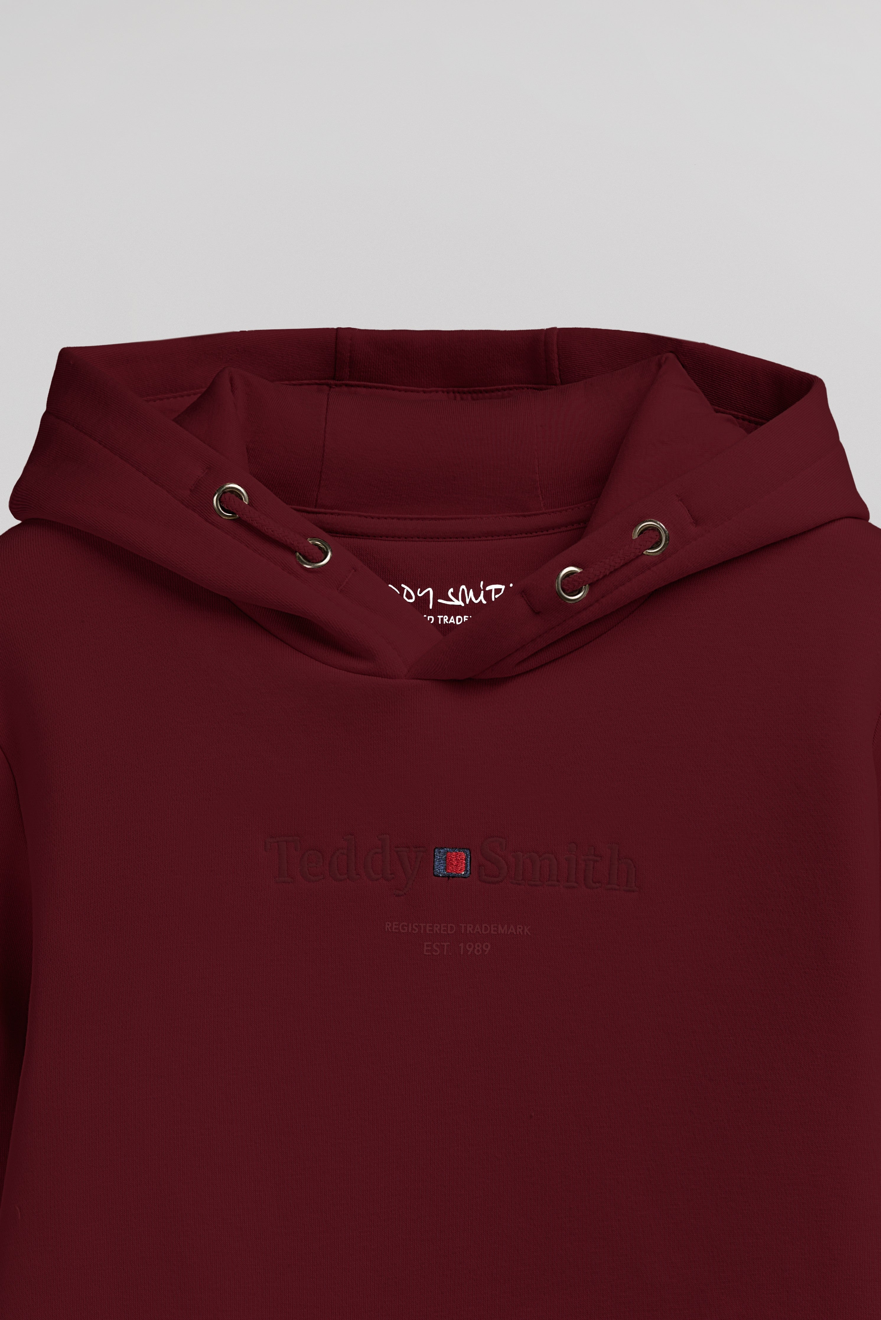 Teddy Smith S-Jim Hoody JR sweat capuche enfant bordeaux
