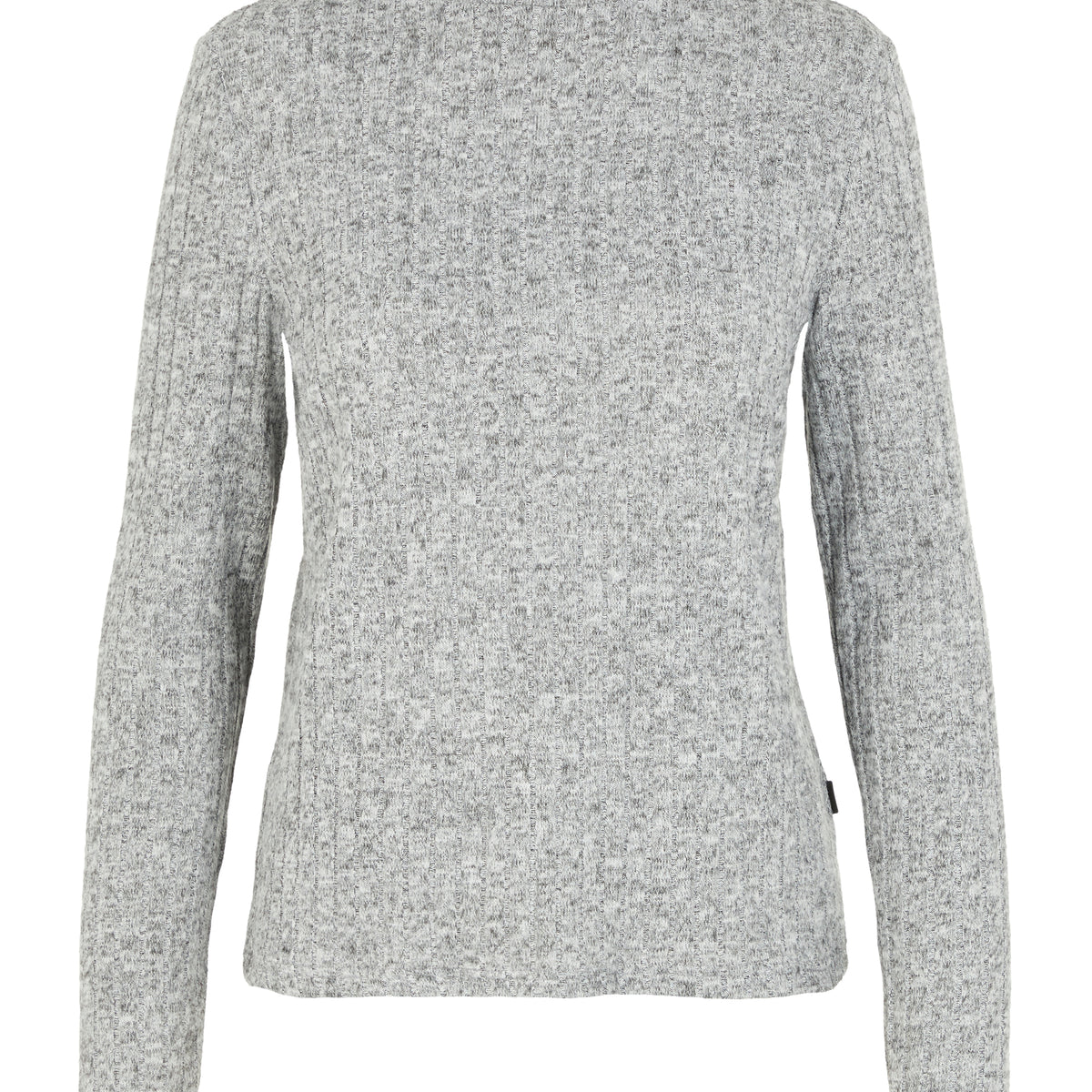 Noisy May top col montant manches longues slim