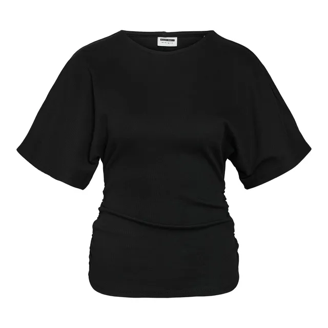 Noisy May Abbi t-shirt coton bio froncé
