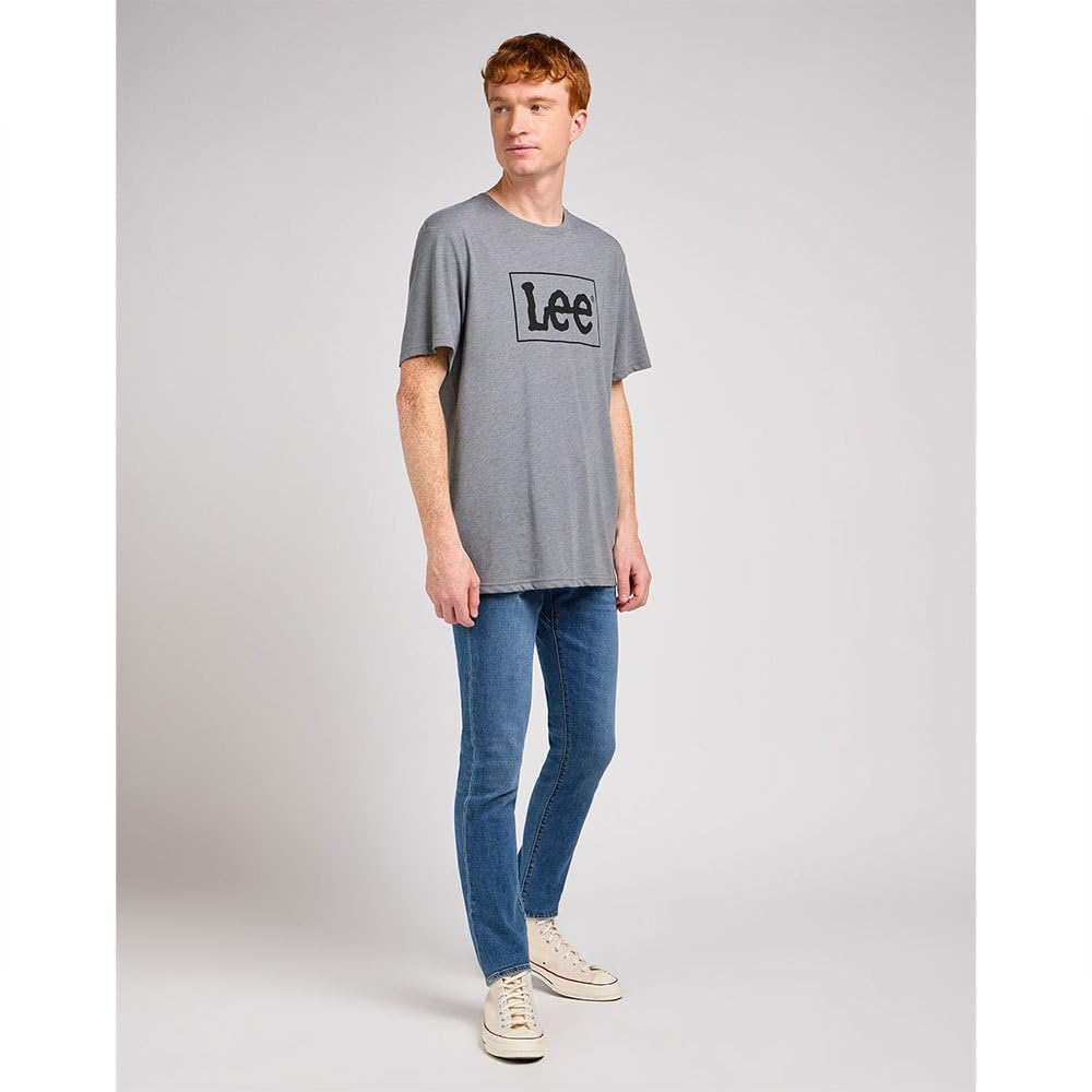 Lee Xm T-shirt Logo Homme Coton Port Quotidien