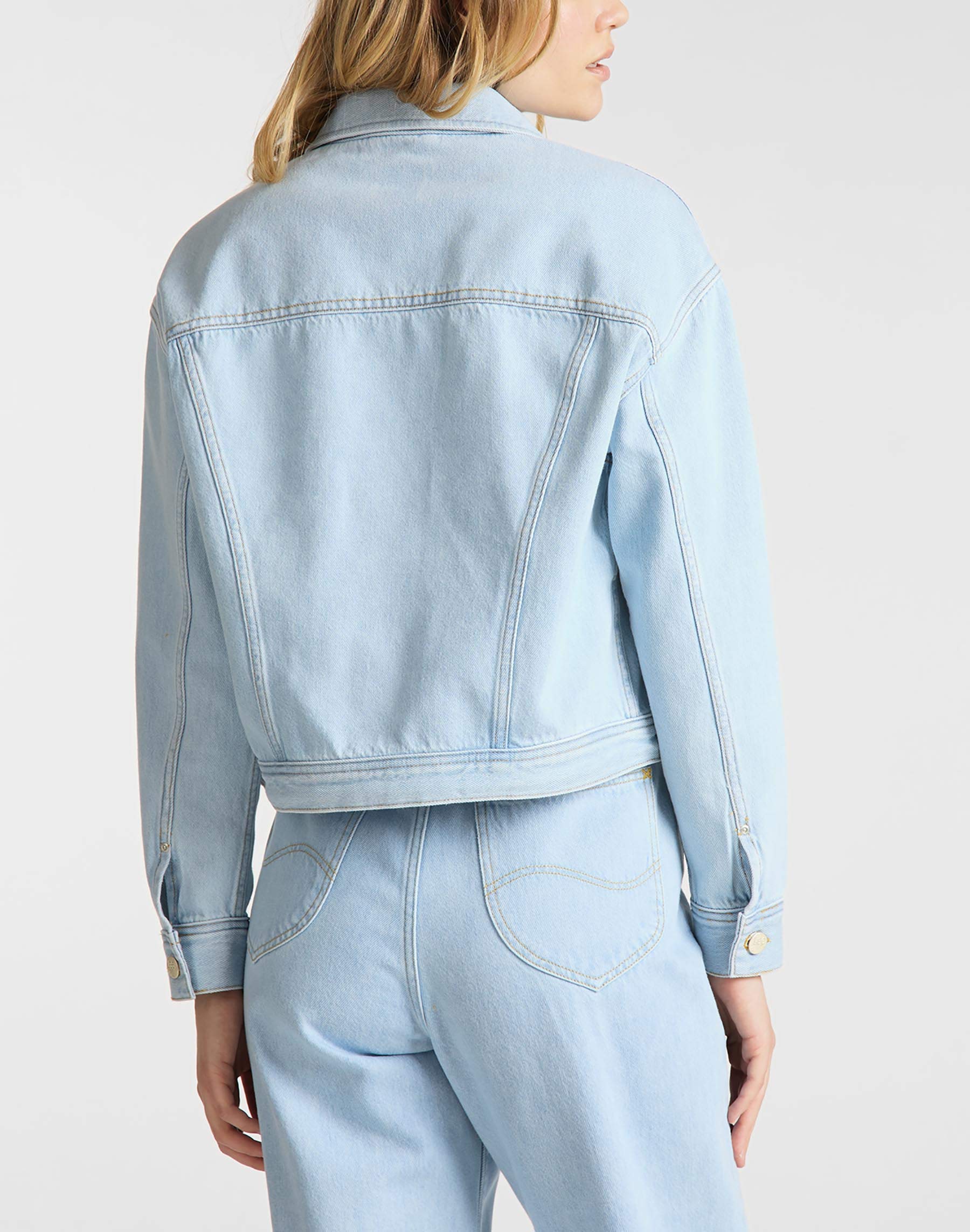 Lee Rider Drawstring veste en jean femme denim
