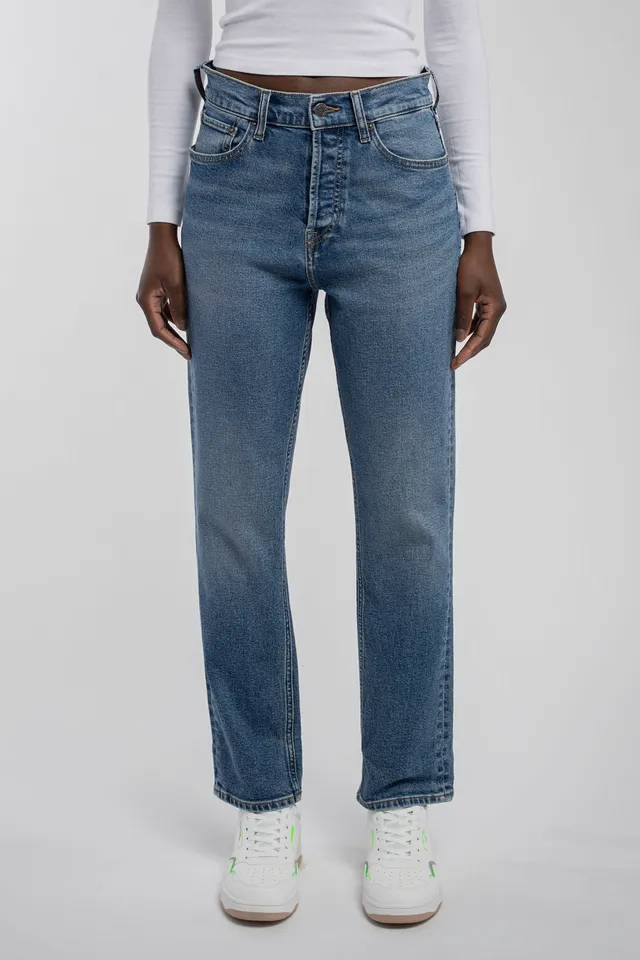 Teddy Smith P-Ginger Straight jean droit indigo taille haute
