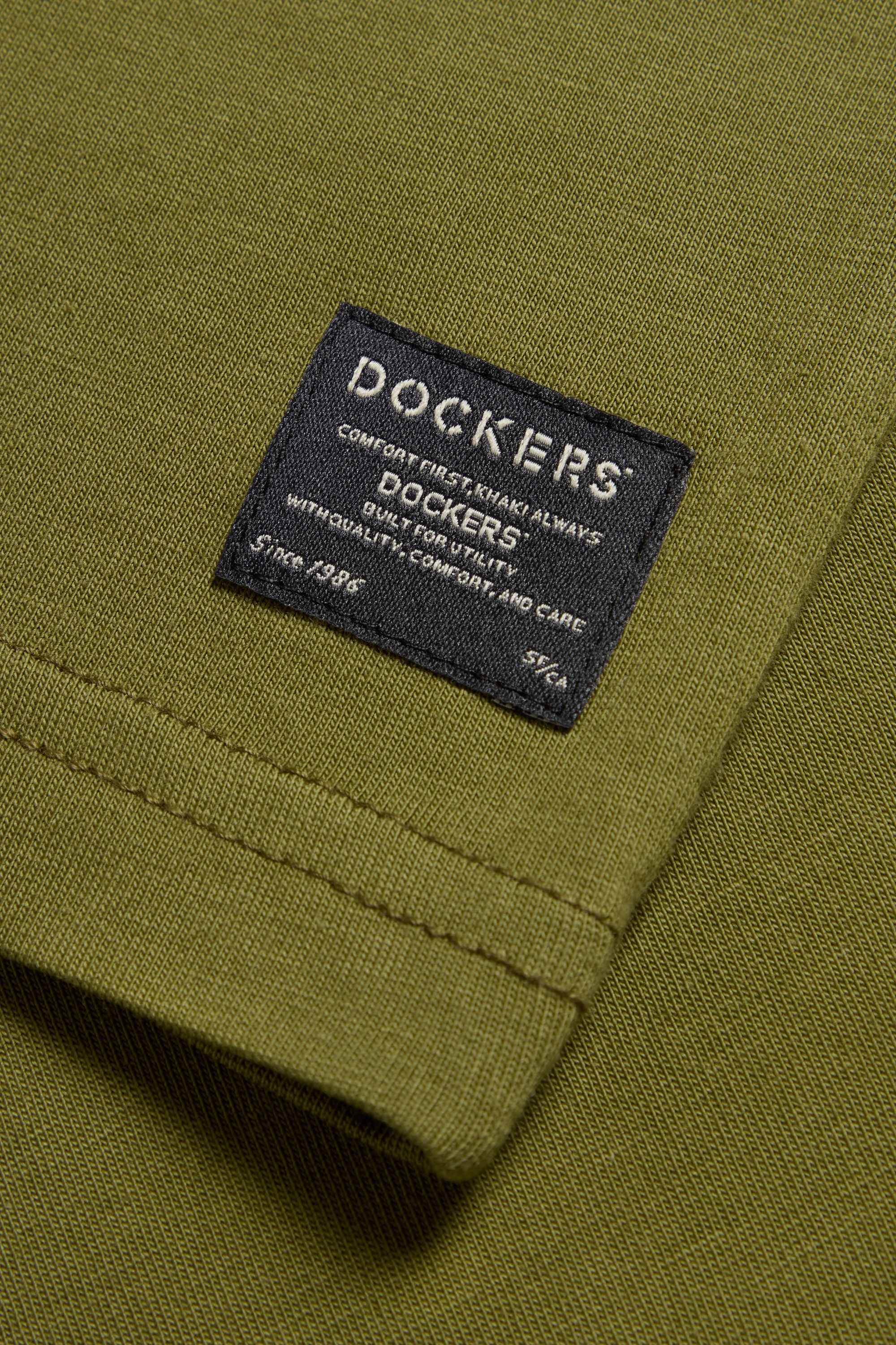 Dockers Crewneck Tee t-shirt homme vert coton