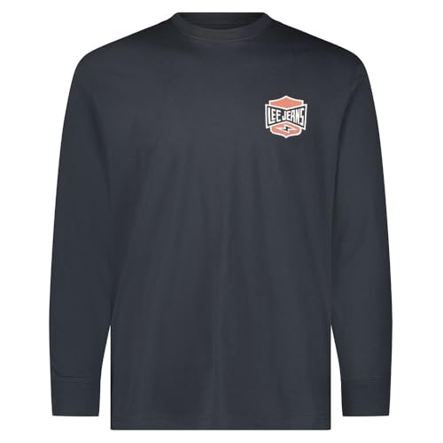 Lee Ls Ess Seasonal Tee t-shirt homme L noir délavé