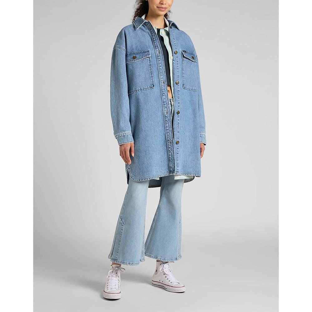 Lee Elongated Overshirt surchemise femme coupe longue