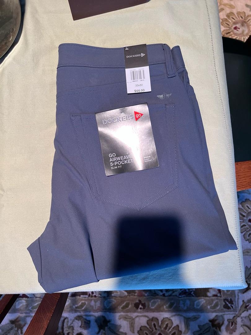 Dockers Go Airweave 5-Pocket chino homme Noir slim