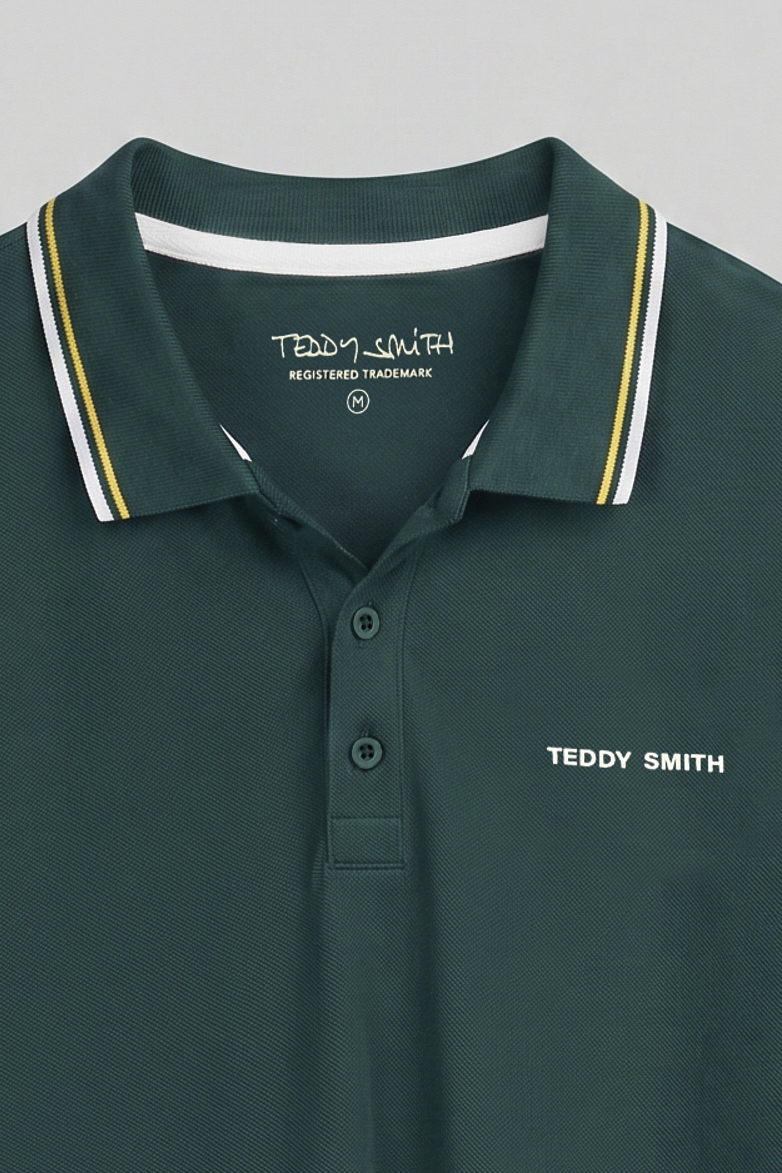 Teddy Smith Pasian 2 polo piqué homme vert pin coton