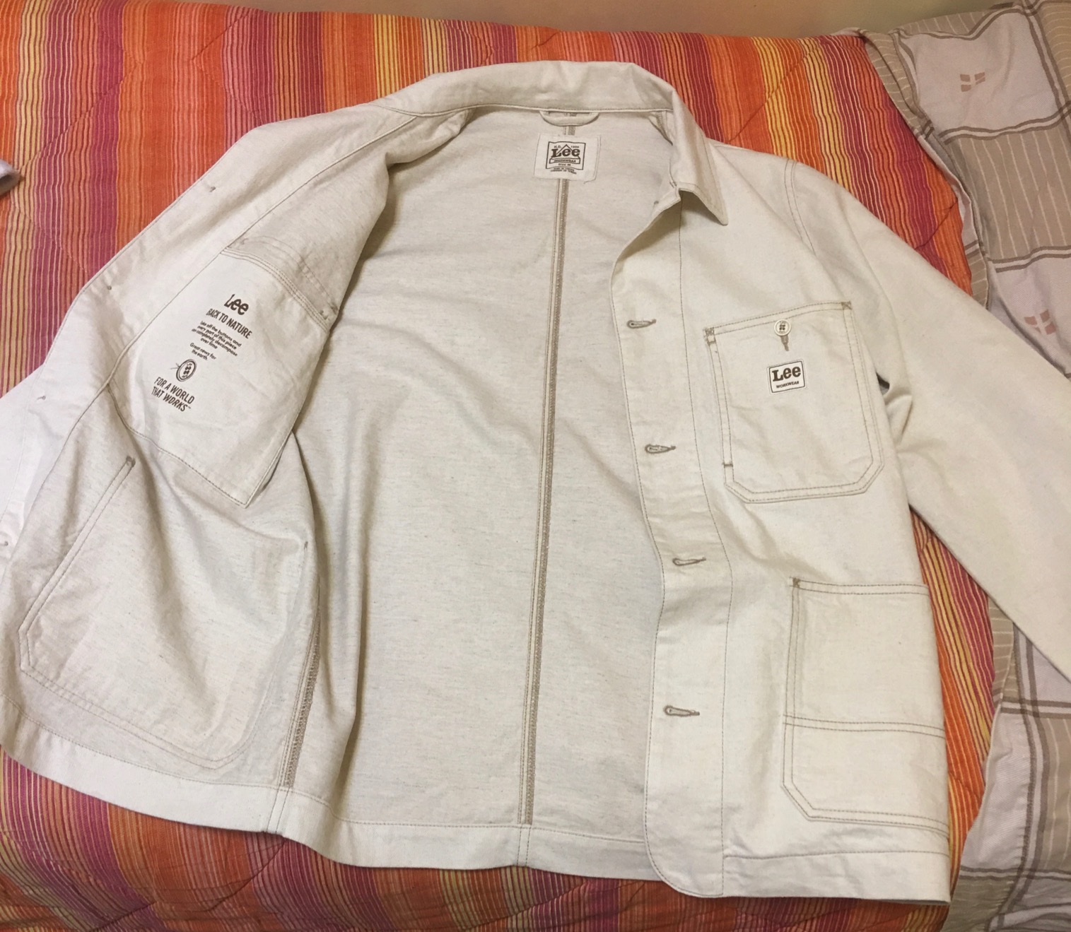 Lee Box Pocket Loco veste jean homme denim brut