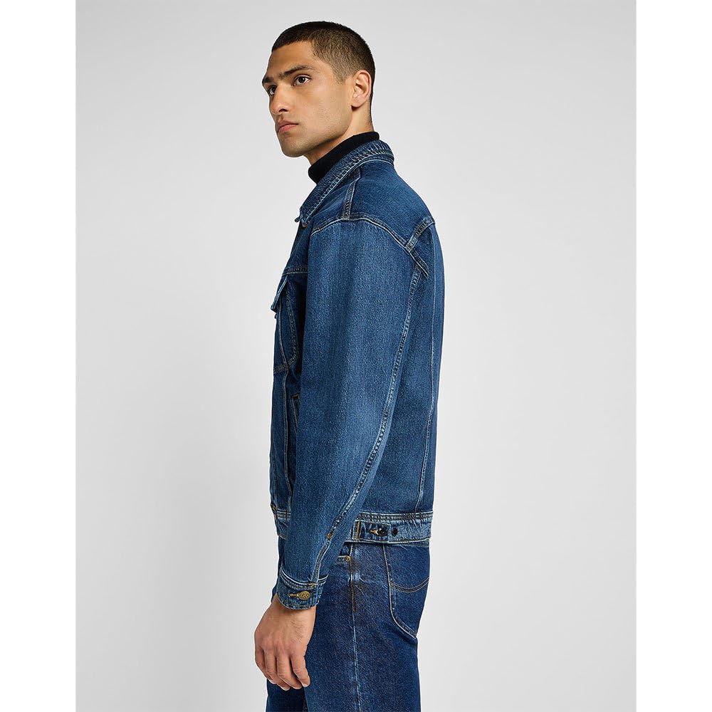 Lee Relaxed Rider veste en jean homme bleu orchidée