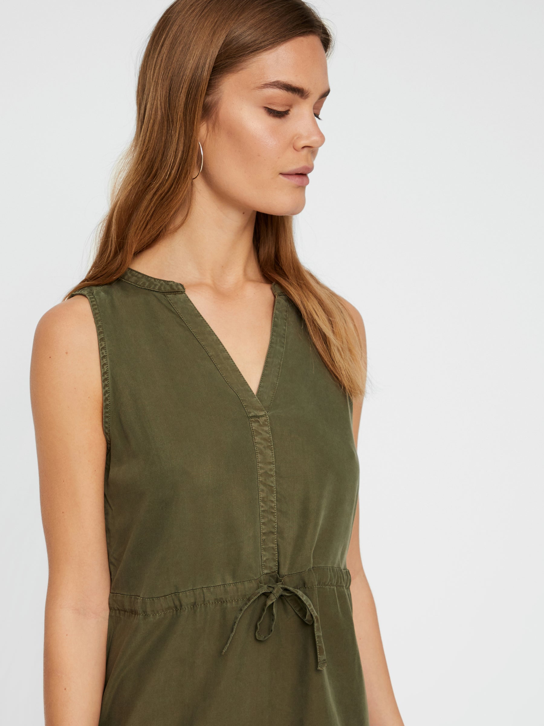 Noisy May robe chambray sans manches
