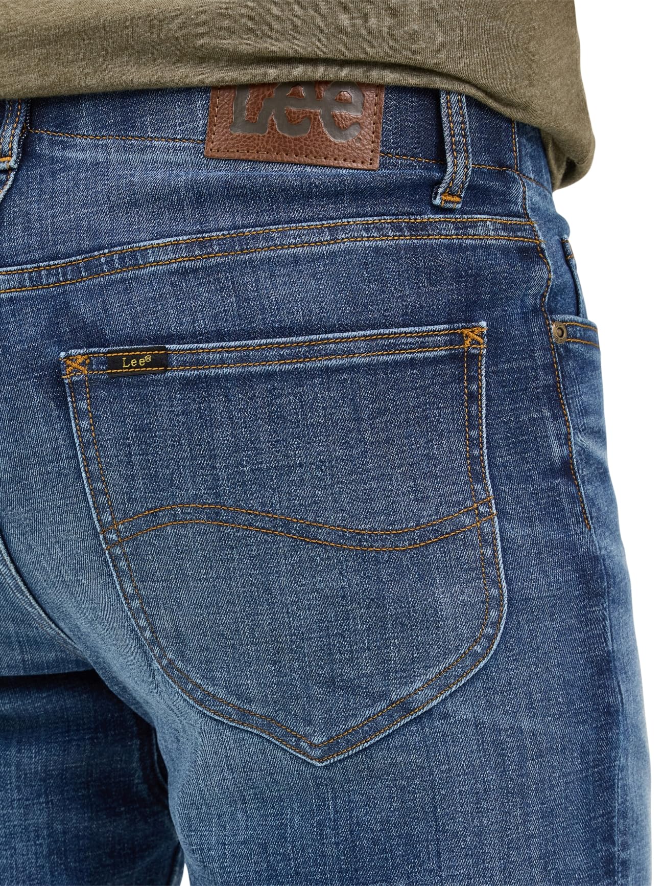 Lee 5 Pocket Short bermuda homme écru 33 chanvre