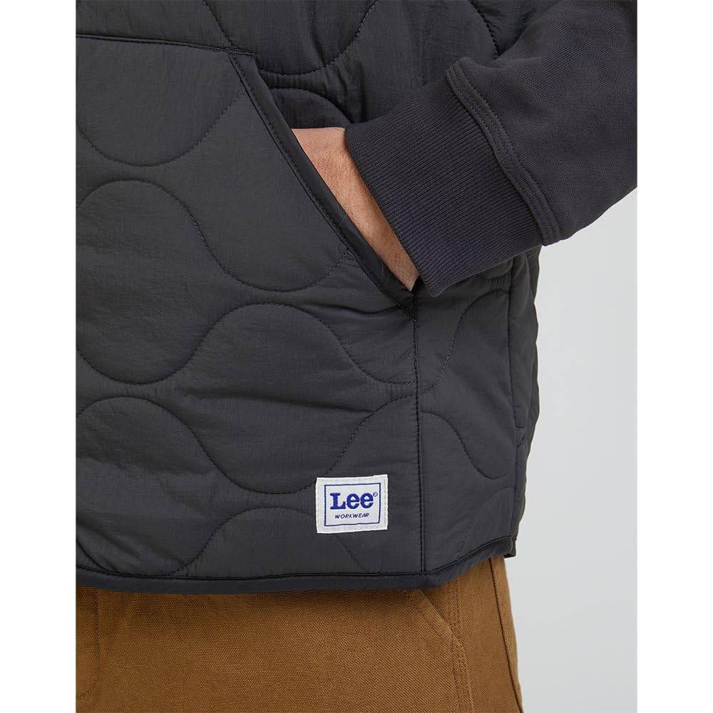 Lee Vest veste homme L noir délavé regular