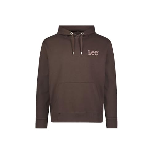 Lee Wobbly sweat homme Espresso à capuche molleton